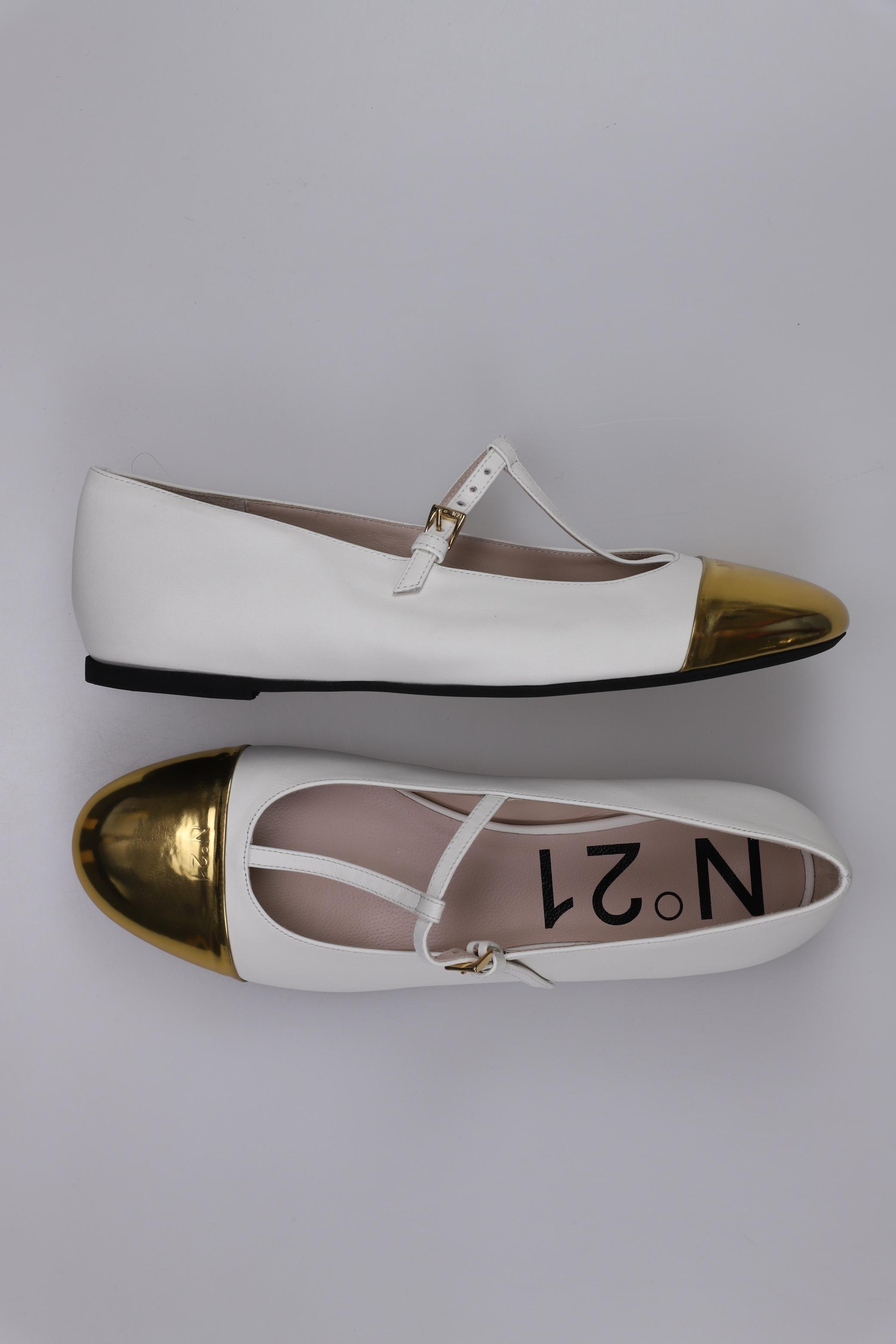 

N21 Damen Ballerinas, weiß