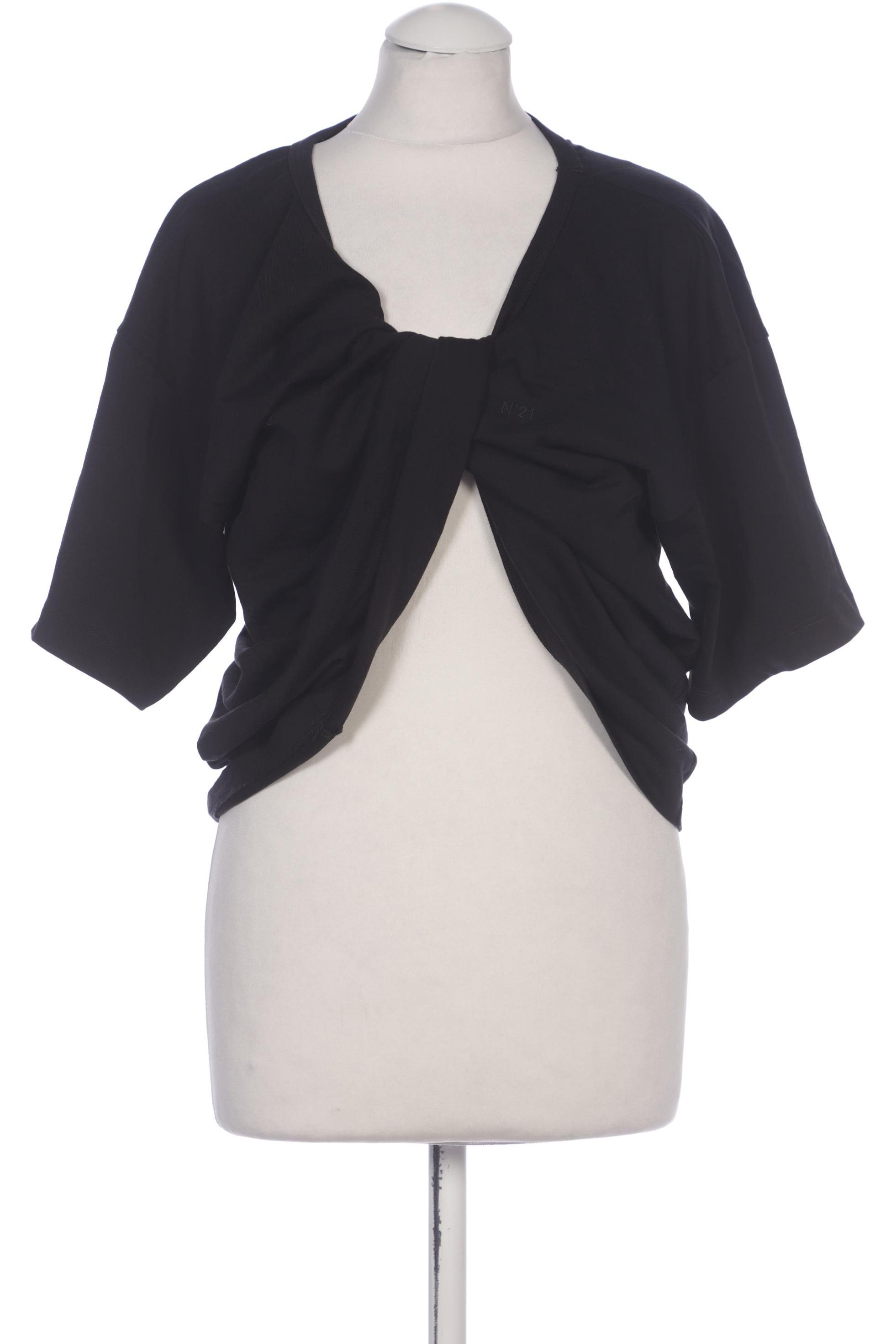 

N21 Damen T-Shirt, schwarz, Gr. 38