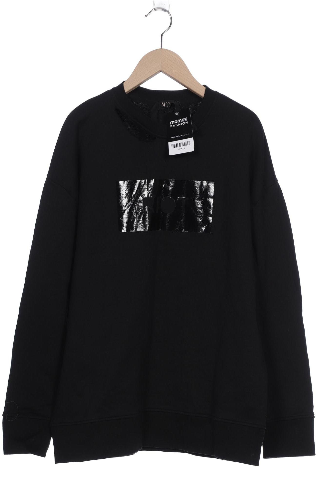 

N21 Herren Sweatshirt, schwarz, Gr. 46