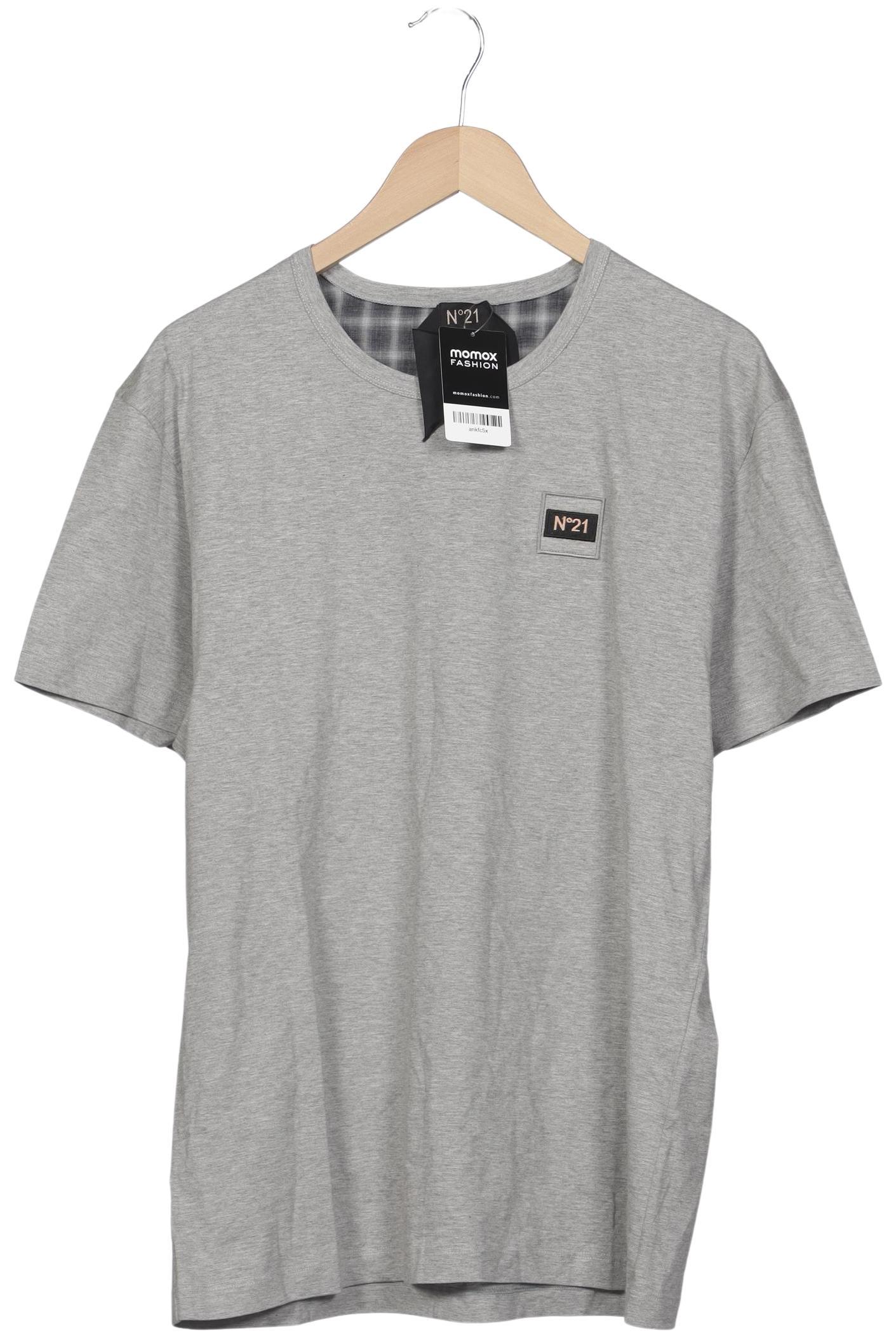 Thumbnail - N21 Herren T-Shirt, grau, Gr. 52