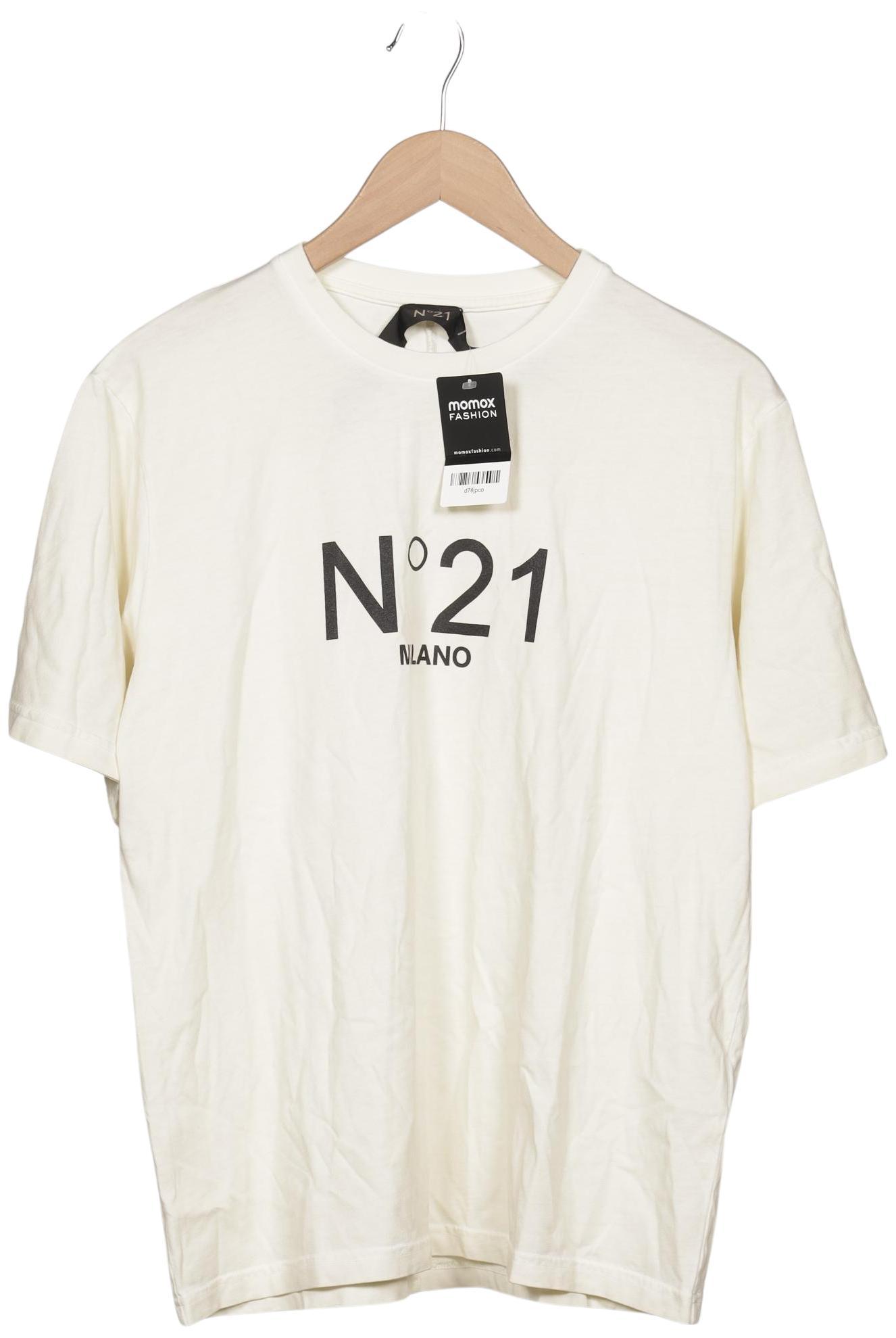 

N21 Herren T-Shirt, cremeweiß, Gr. 48