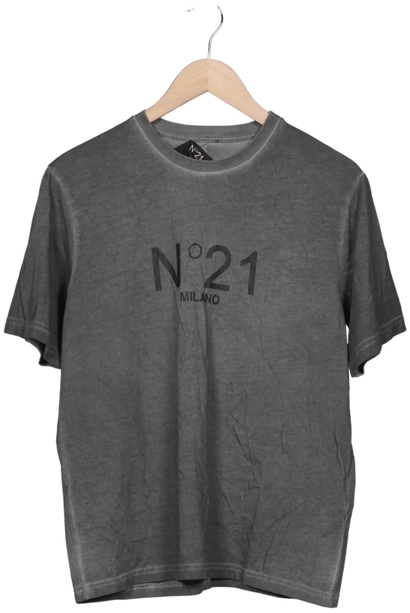 Thumbnail - N21 Herren T-Shirt, grau, Gr. 46