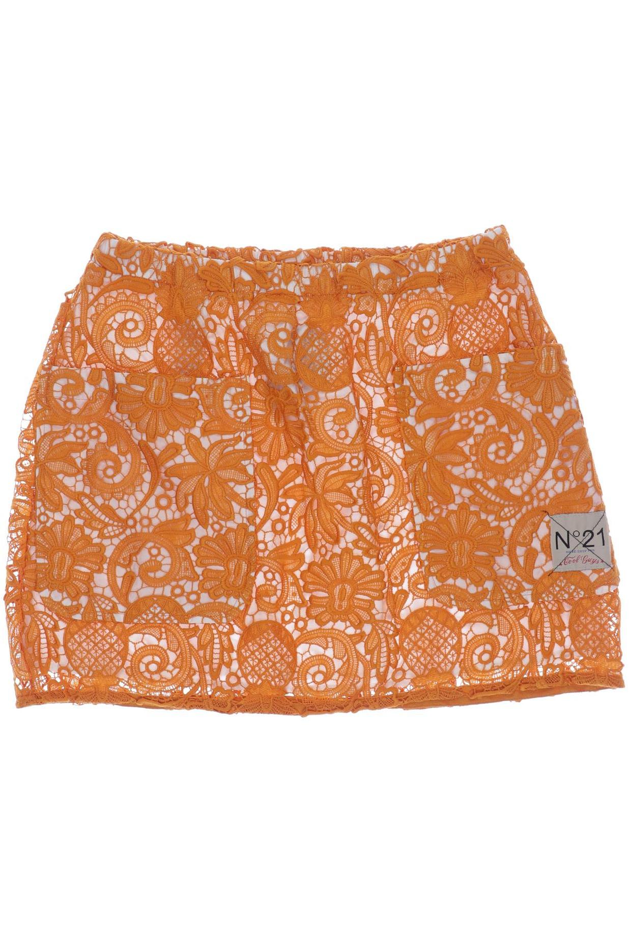 

N21 Damen Rock, orange, Gr. 176