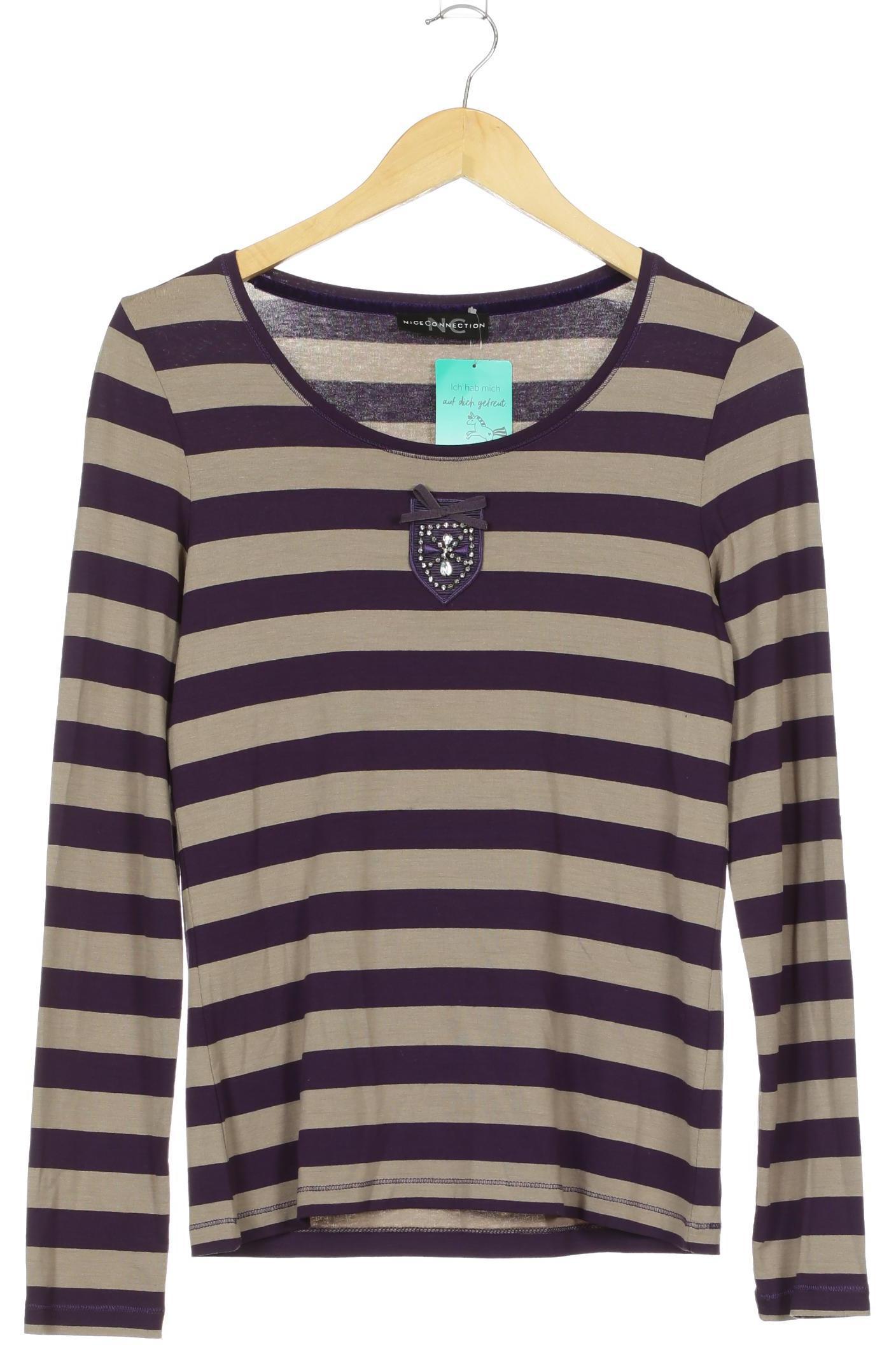 

Nice Connection Damen Langarmshirt, lila, Gr. 38
