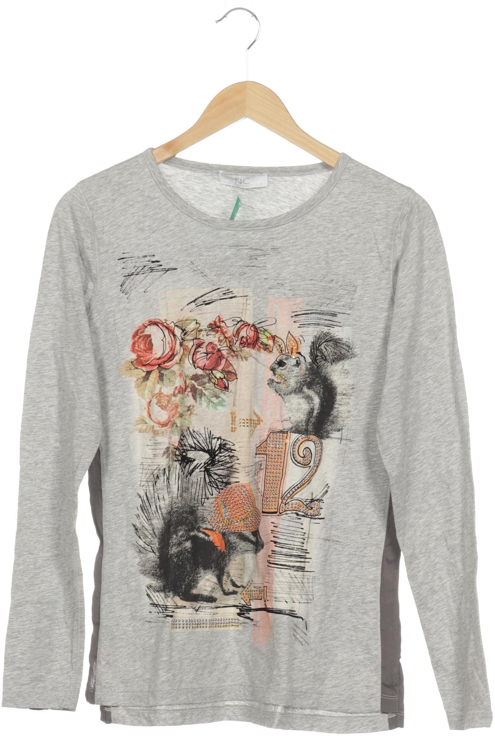 

Nice Connection Damen Langarmshirt, grau, Gr.