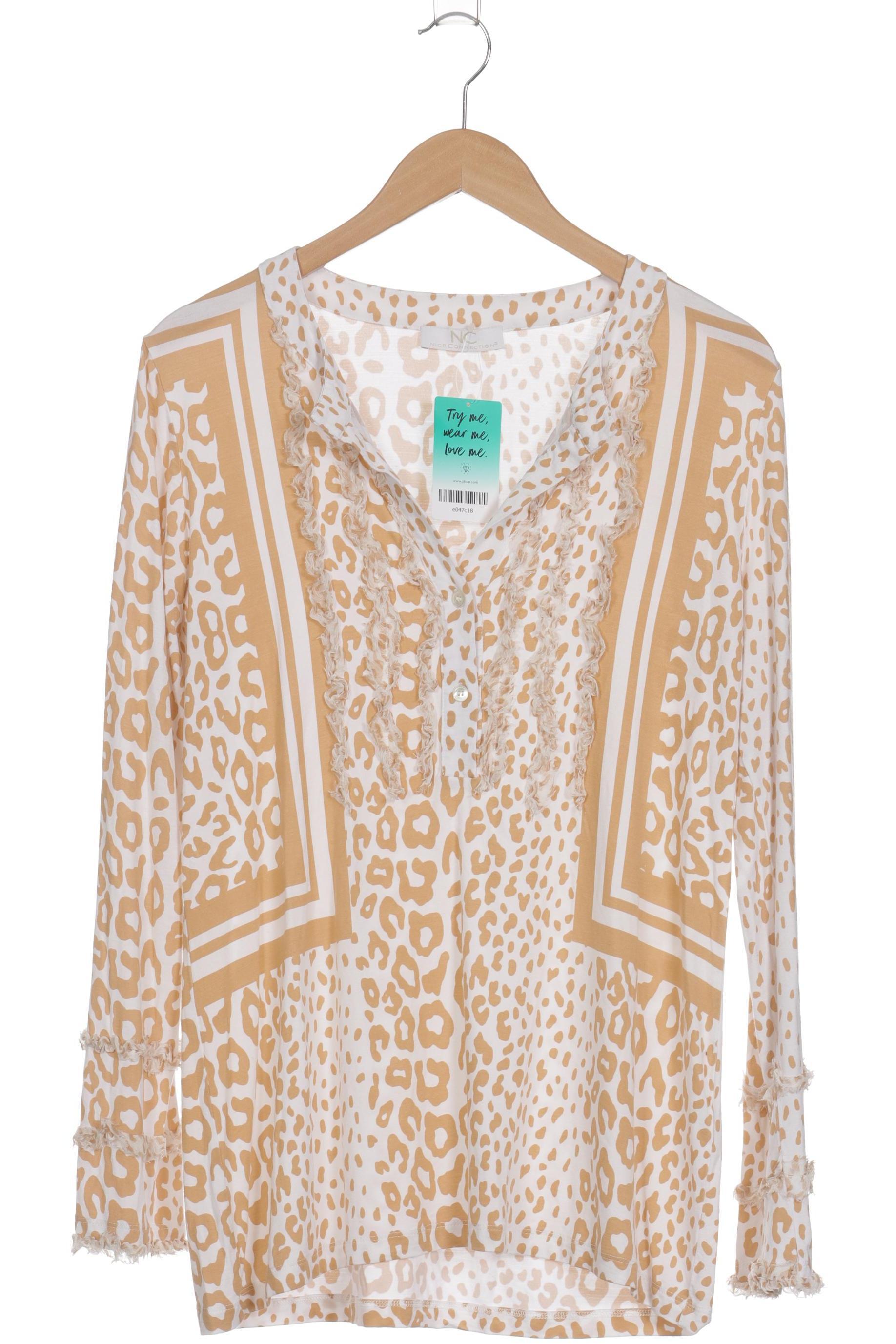 

Nice Connection Damen Langarmshirt, beige, Gr. 44