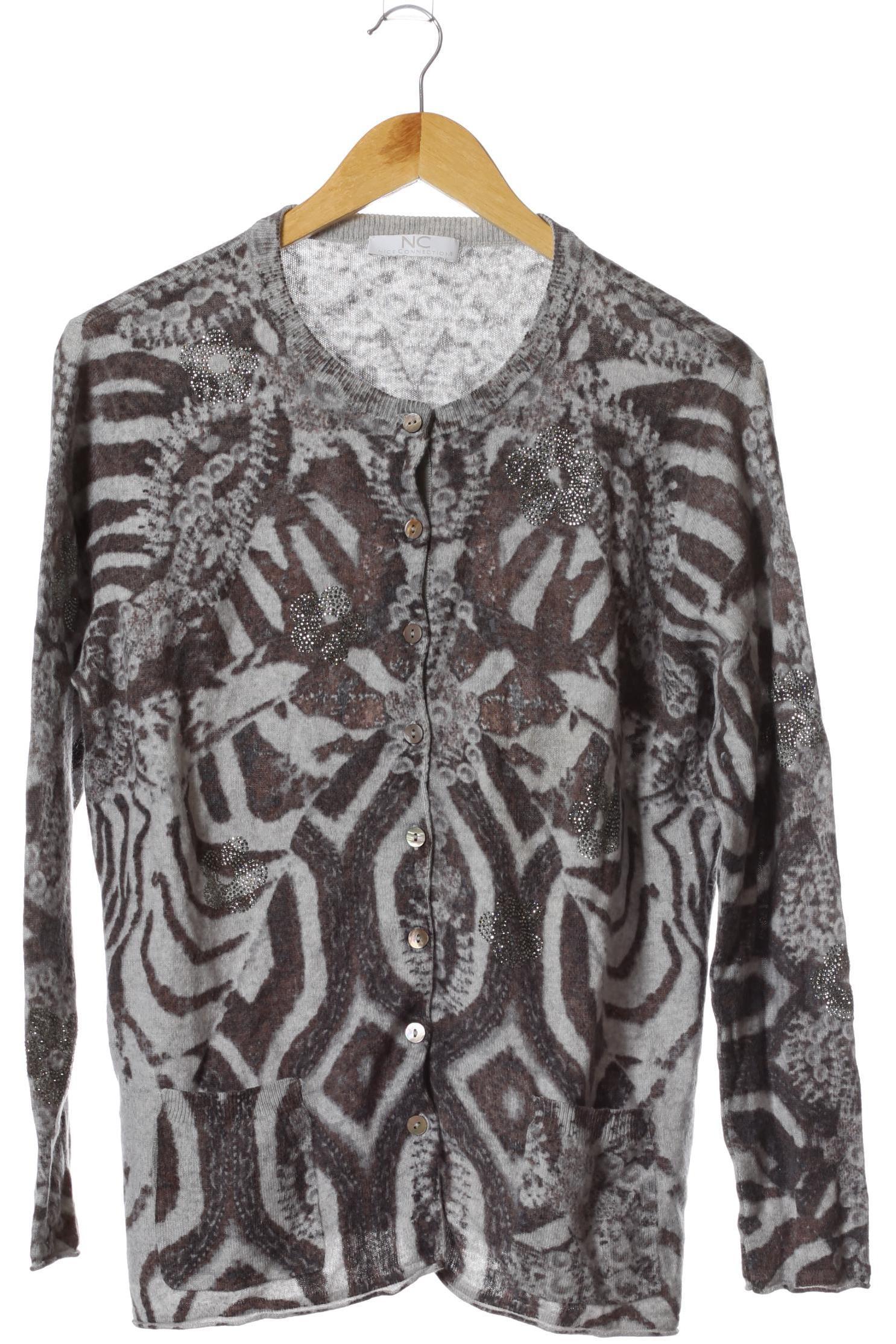 

Nice Connection Damen Strickjacke, grau, Gr. 46