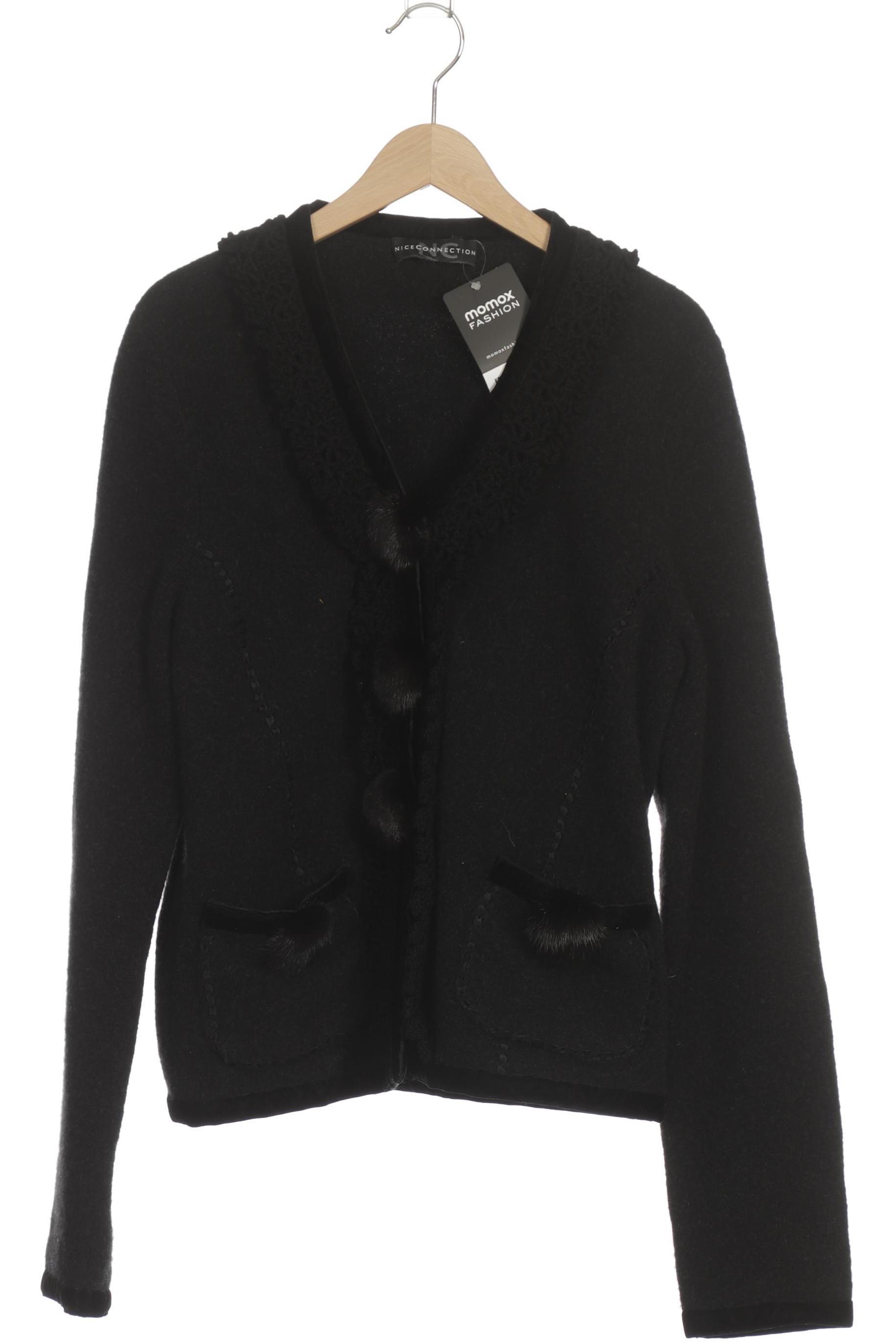 

Nice Connection Damen Strickjacke, schwarz, Gr.