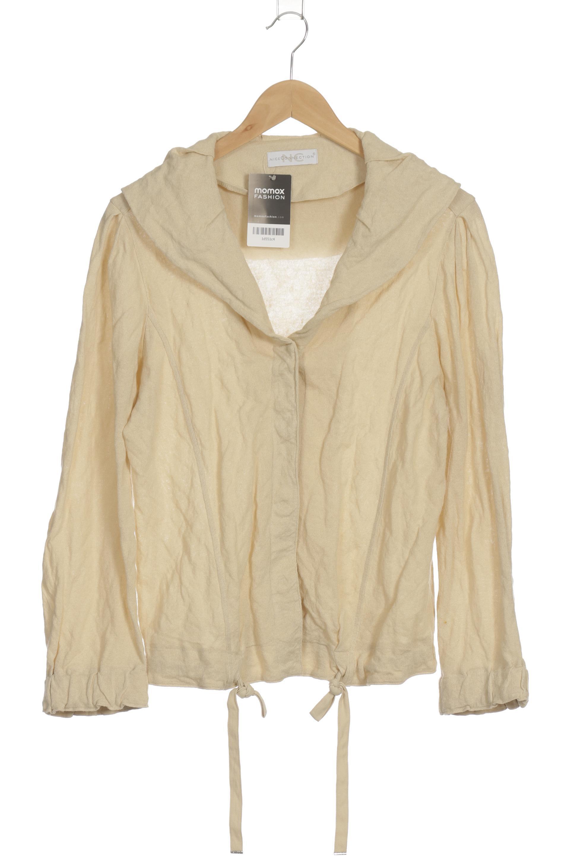 

Nice Connection Damen Strickjacke, beige, Gr. 40