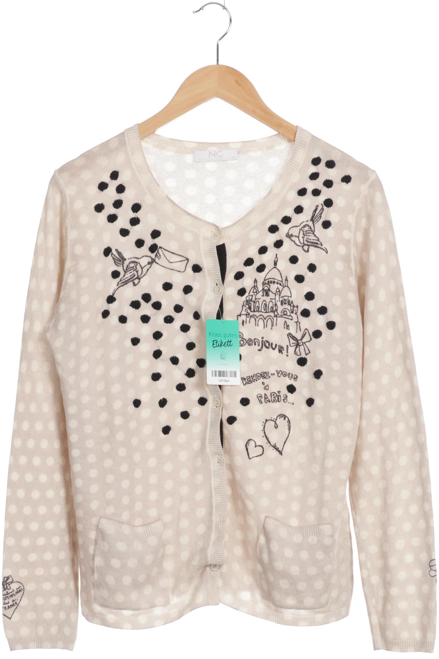 

Nice Connection Damen Strickjacke, beige, Gr. 42