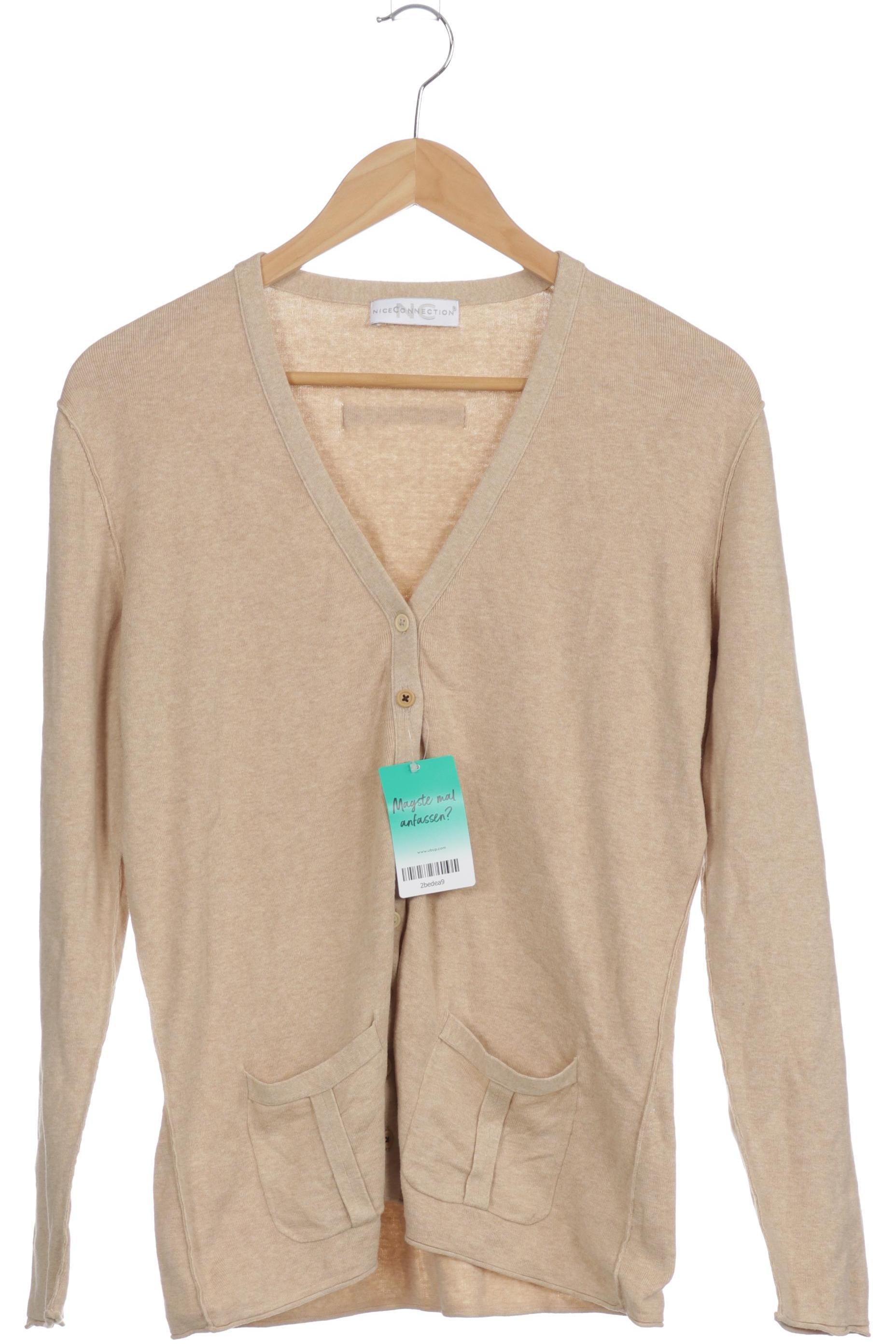 

Nice Connection Damen Strickjacke, beige, Gr. 42