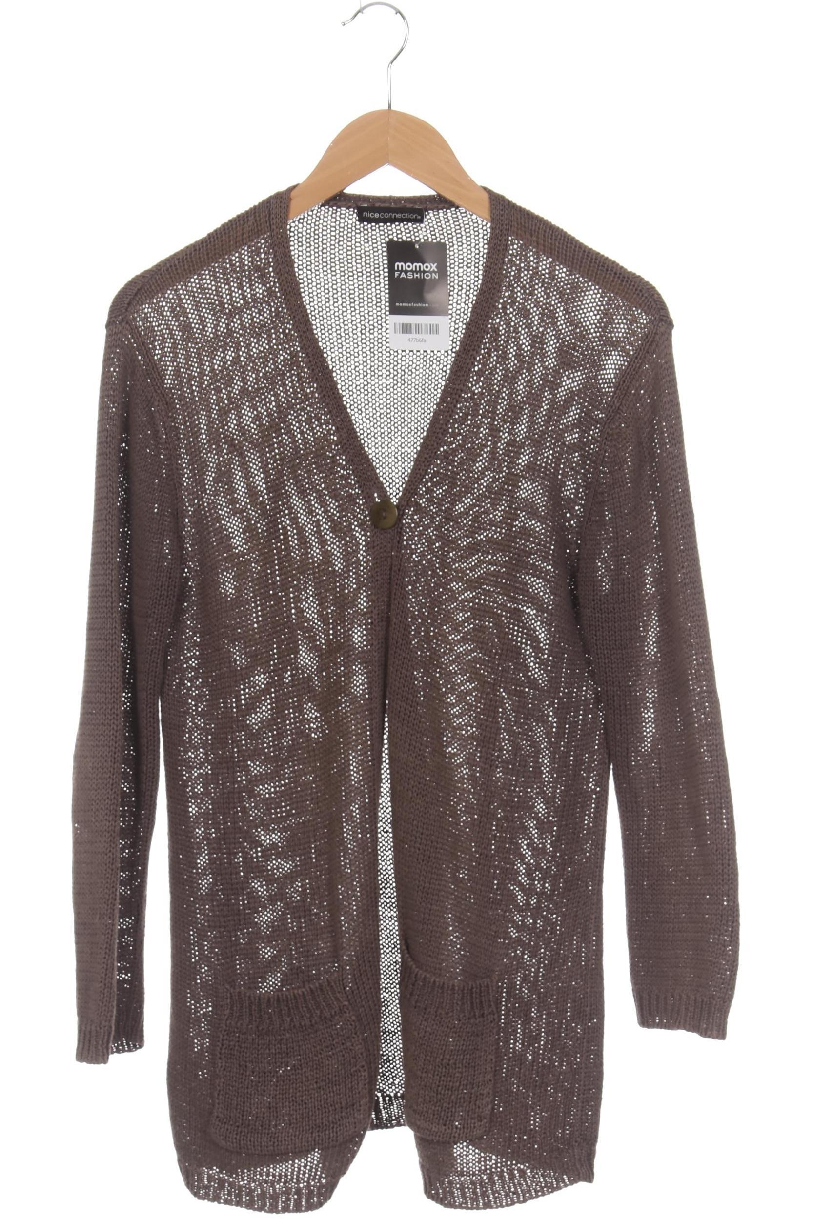 

Nice Connection Damen Strickjacke, braun, Gr. 42
