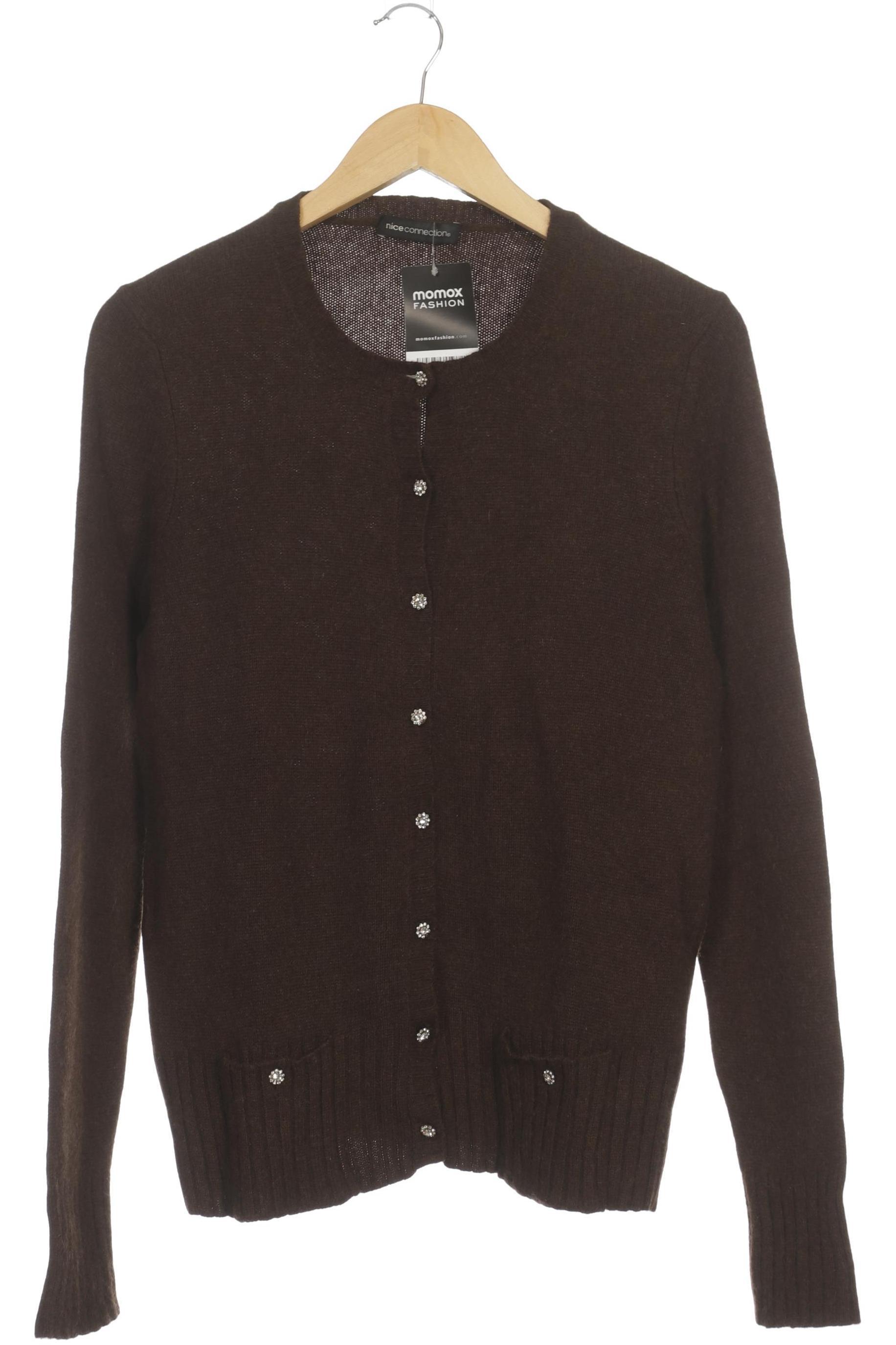 

Nice Connection Damen Strickjacke, braun, Gr. 42