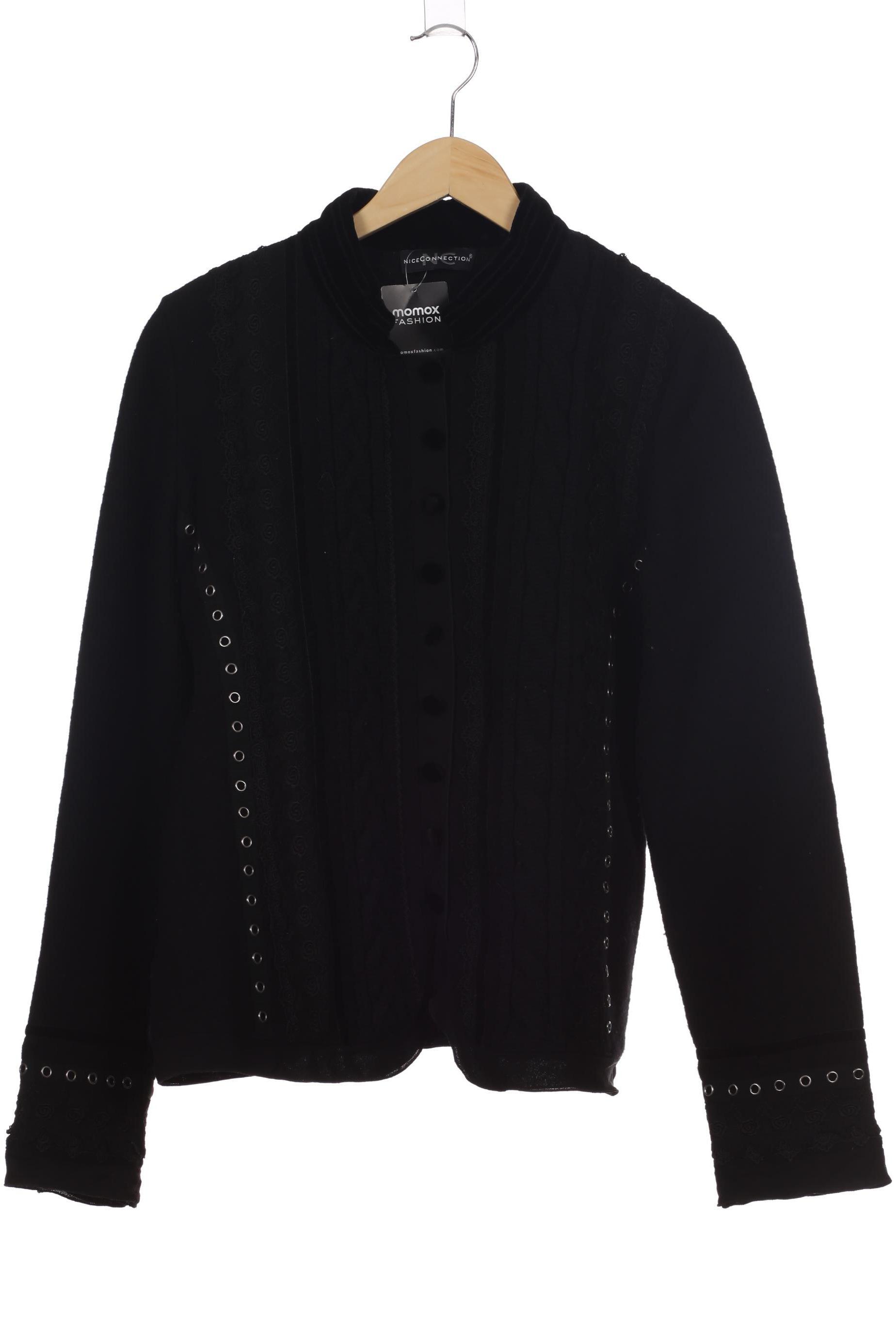 

Nice Connection Damen Strickjacke, schwarz, Gr. 44