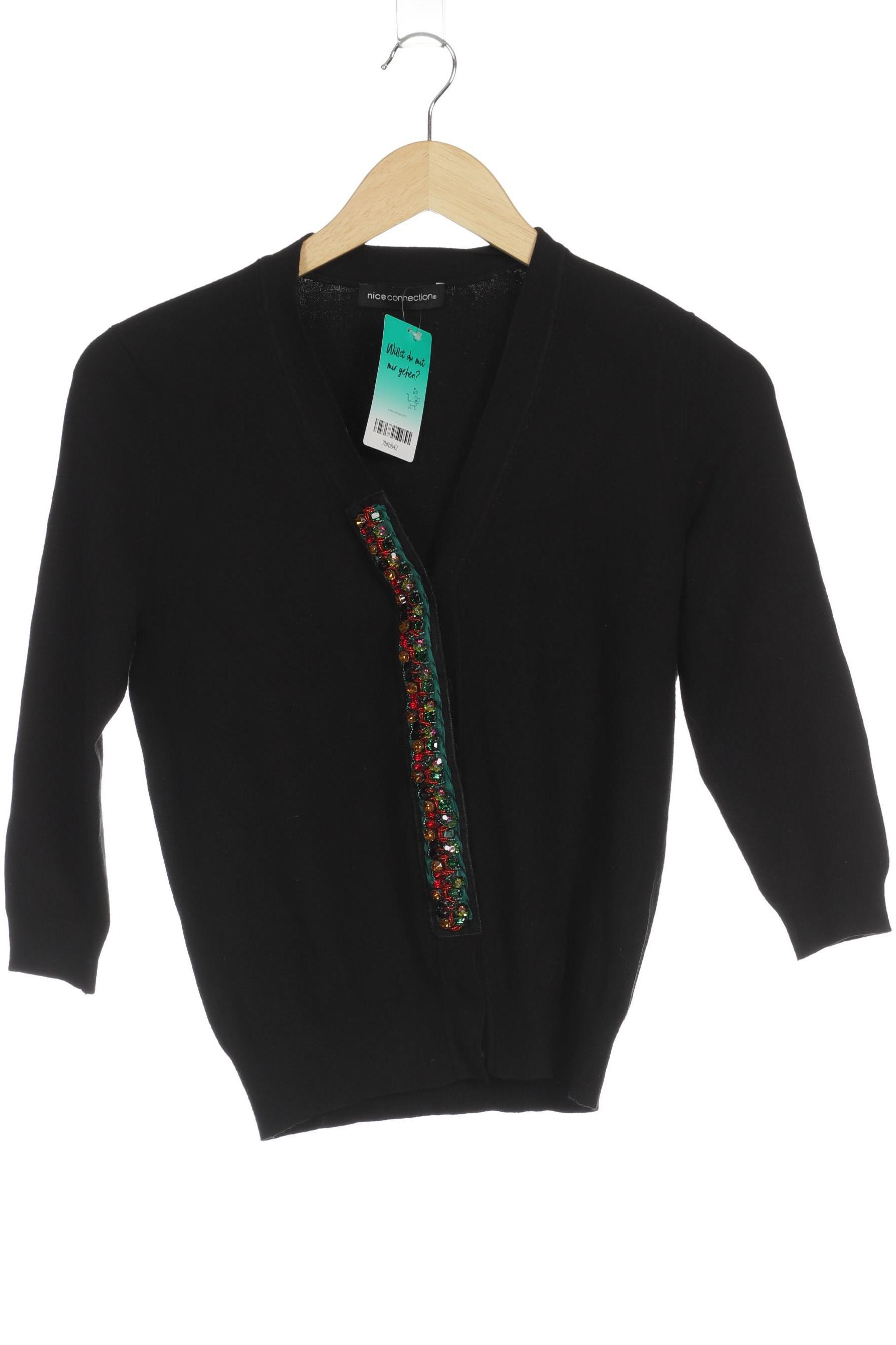 

Nice Connection Damen Strickjacke, schwarz, Gr. 38