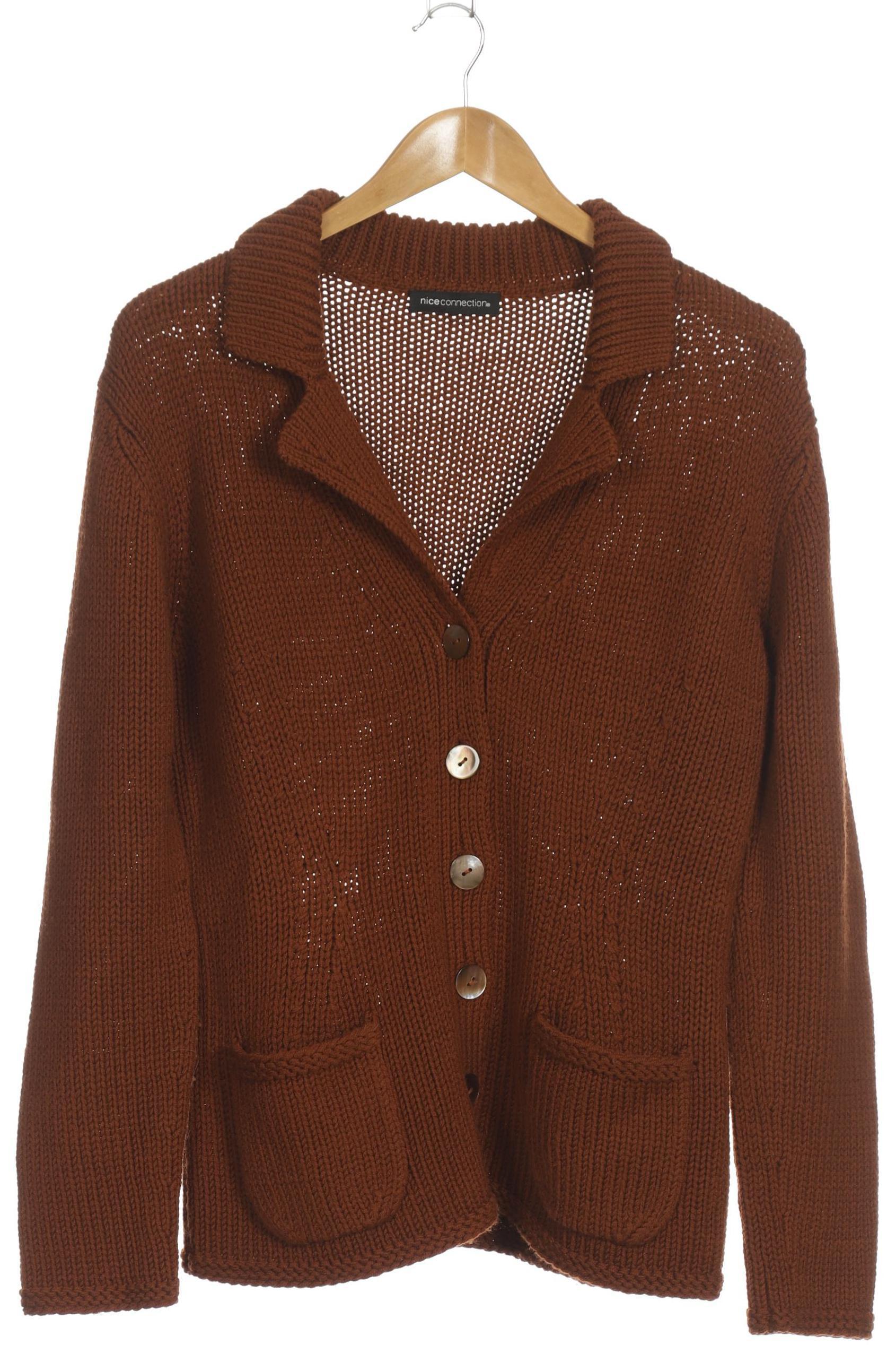 

Nice Connection Damen Strickjacke, braun, Gr. 42