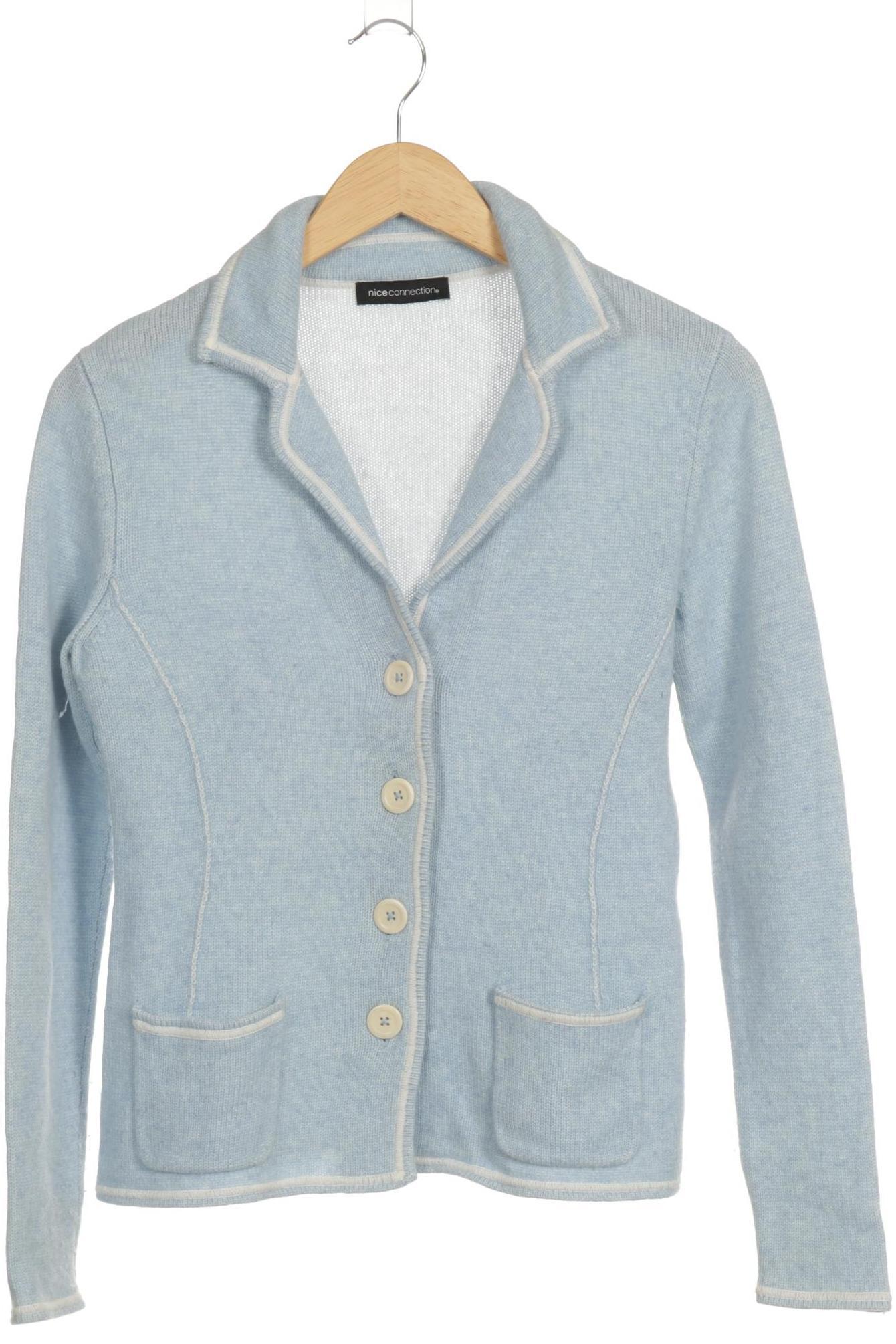 

Nice Connection Damen Strickjacke, blau, Gr. 38