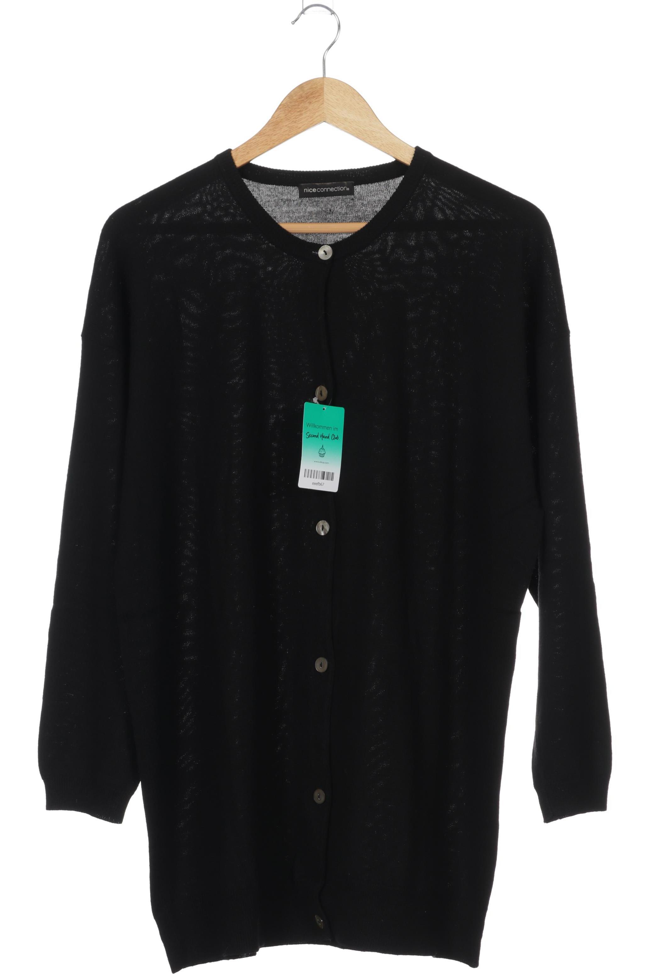 

Nice Connection Damen Strickjacke, schwarz, Gr. 42