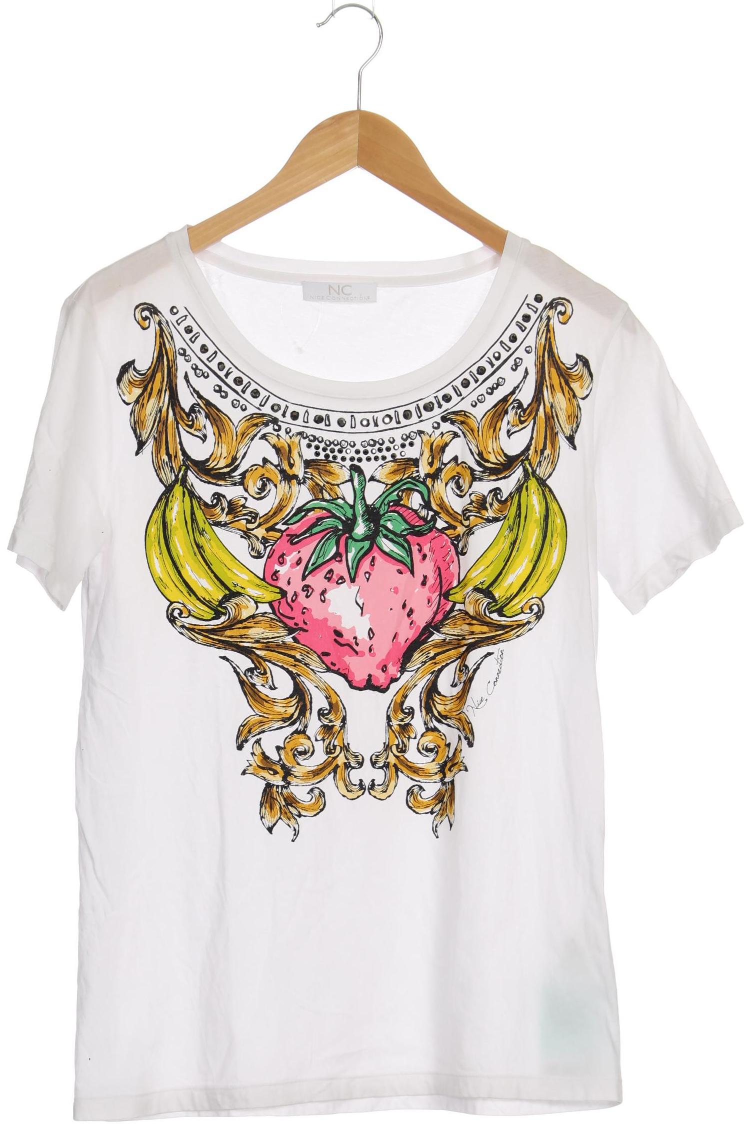 

Nice Connection Damen T-Shirt, weiß, Gr. 38