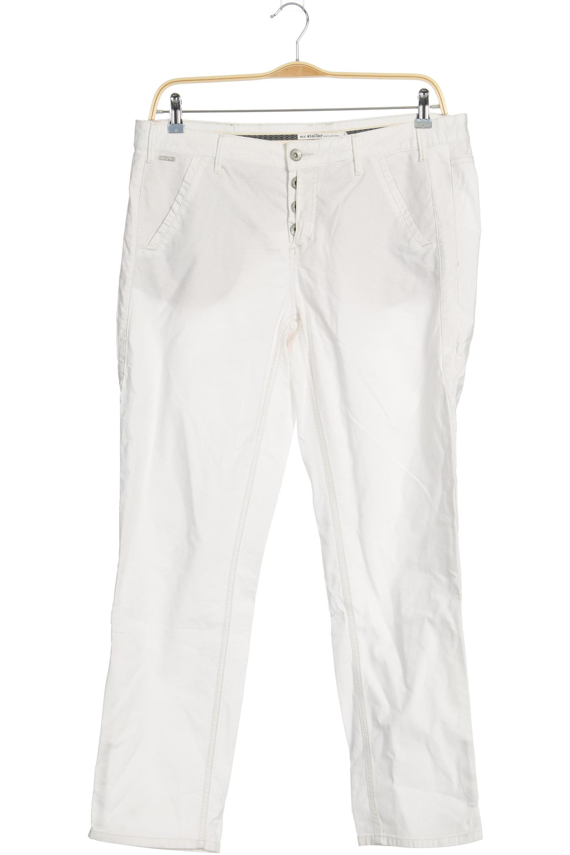 

Nile Damen Stoffhose, weiß, Gr.
