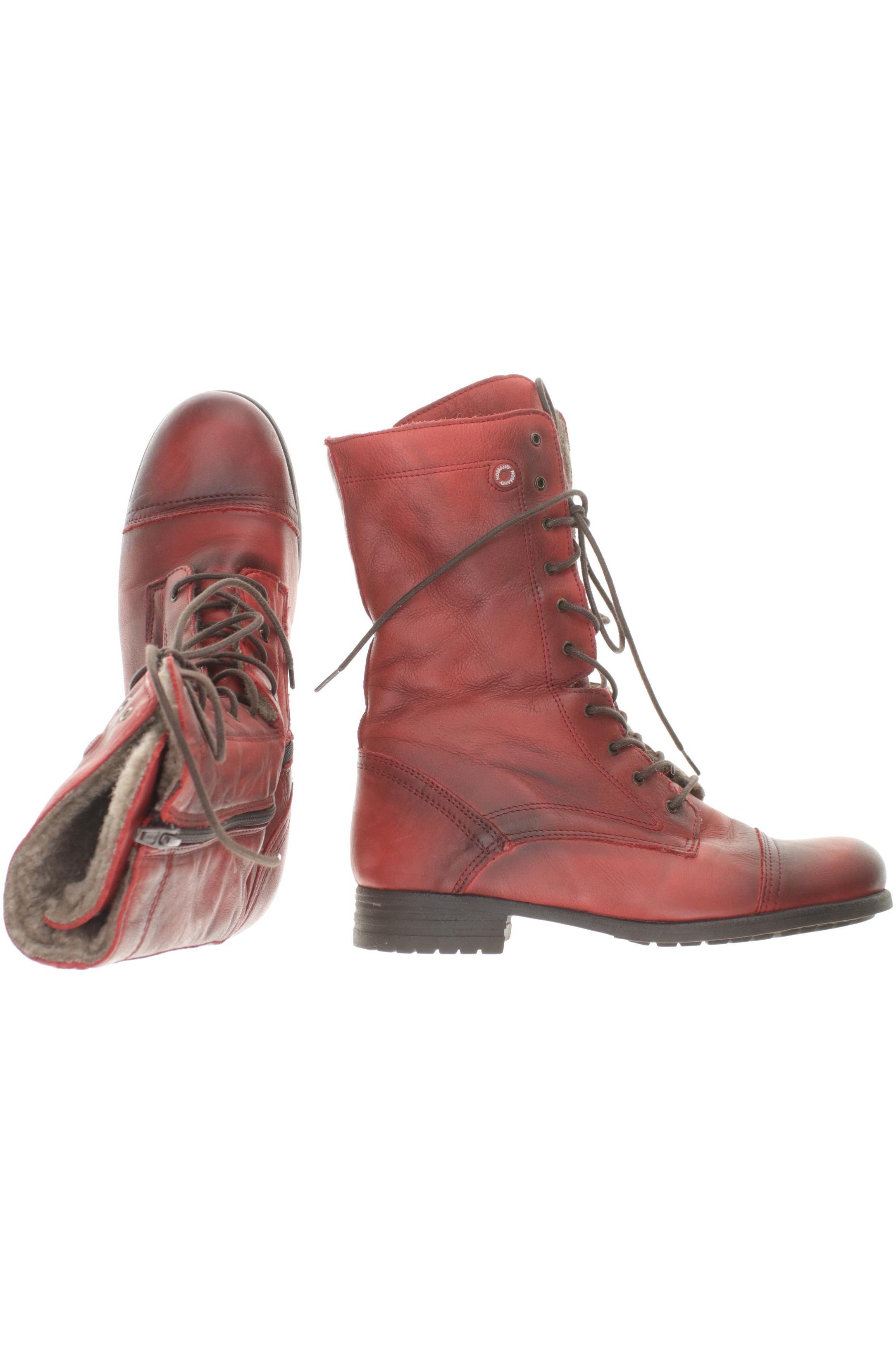 

Nobrand Damen Stiefel, rot, Gr. 39