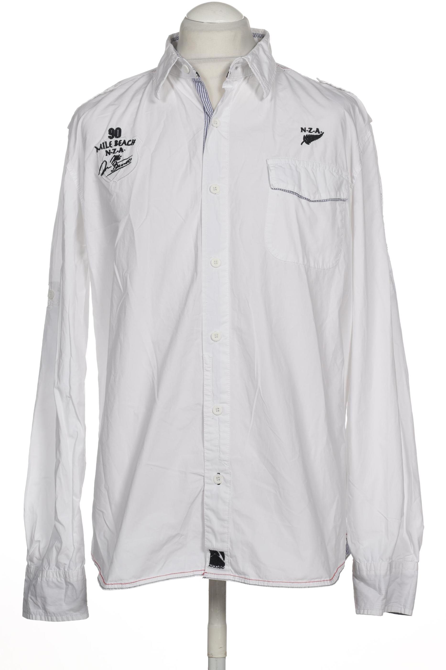 

NZA NEW Zealand Auckland Herren Hemd, weiß, Gr.