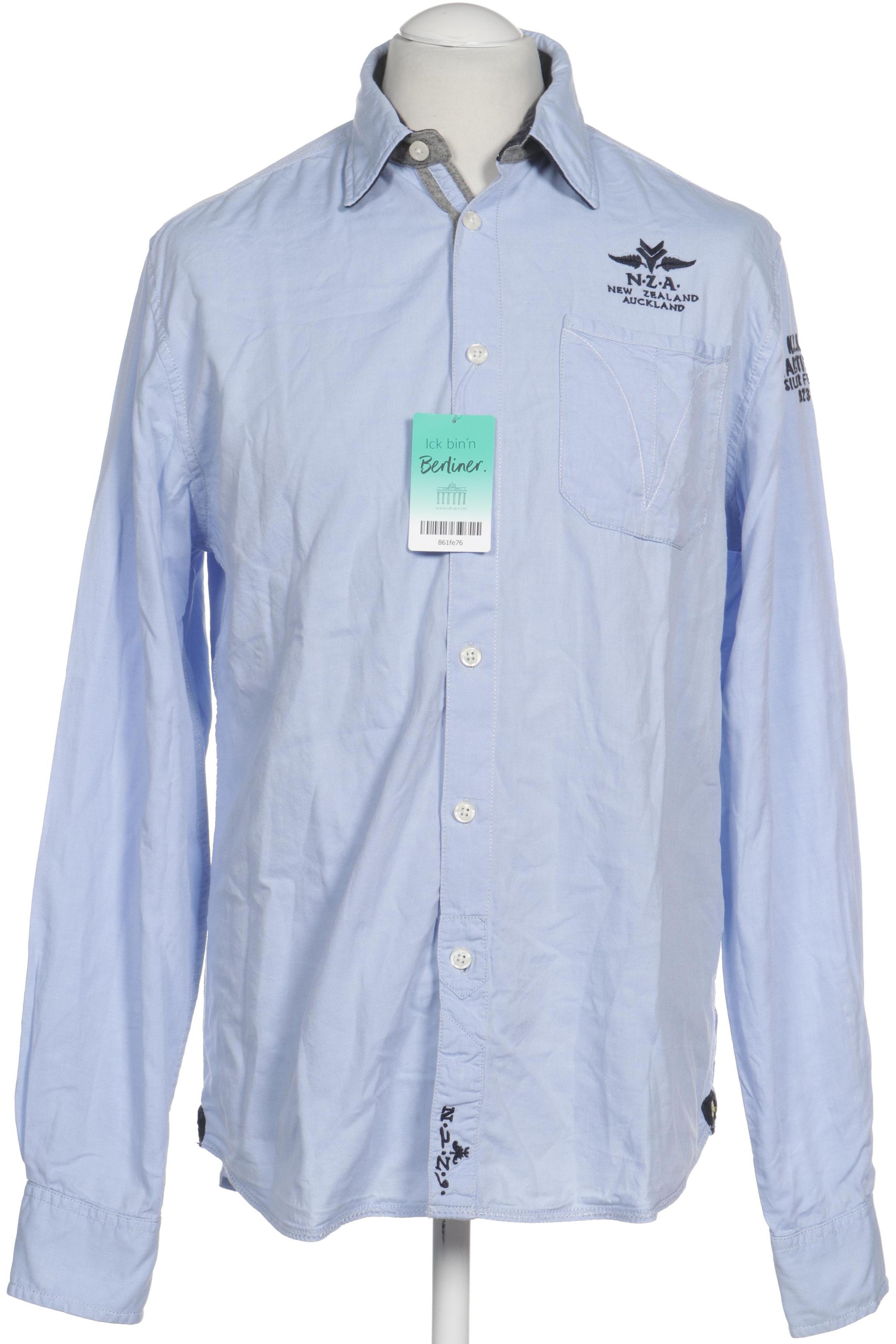 

NZA NEW Zealand Auckland Herren Hemd, blau, Gr.