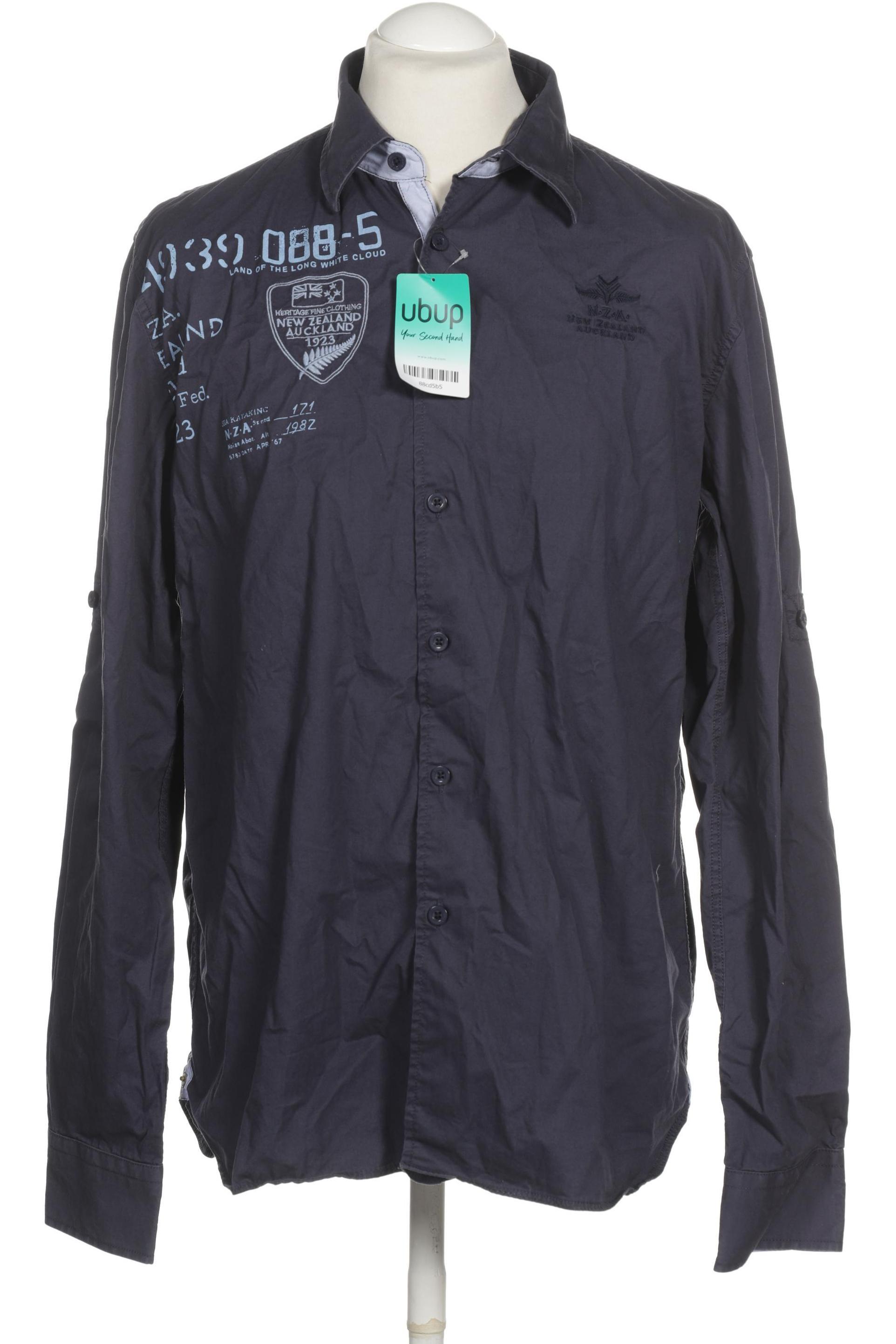 

NZA NEW Zealand Auckland Herren Hemd, blau, Gr.