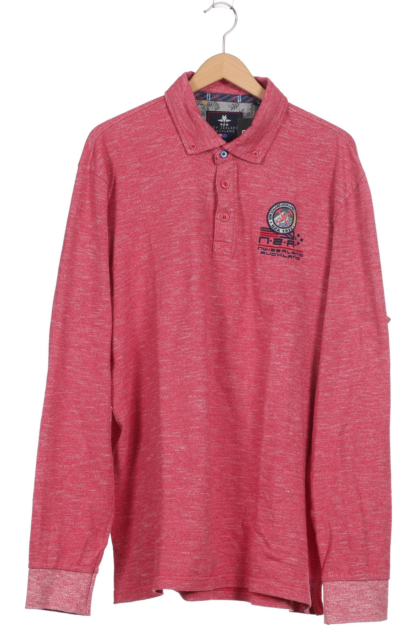 

NZA NEW Zealand Auckland Herren Langarmshirt, rot, Gr.