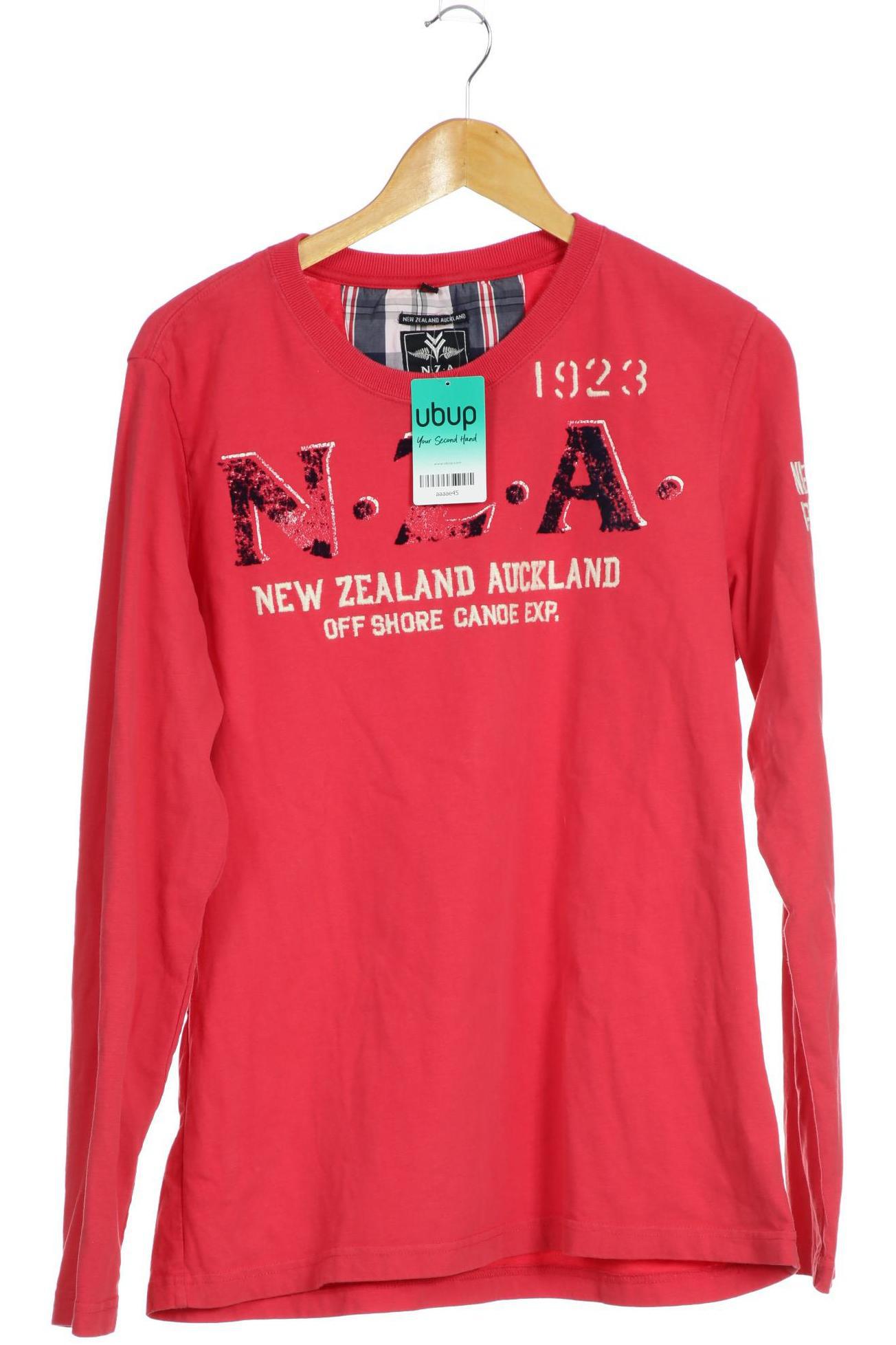 

NZA NEW Zealand Auckland Herren Langarmshirt, pink, Gr.