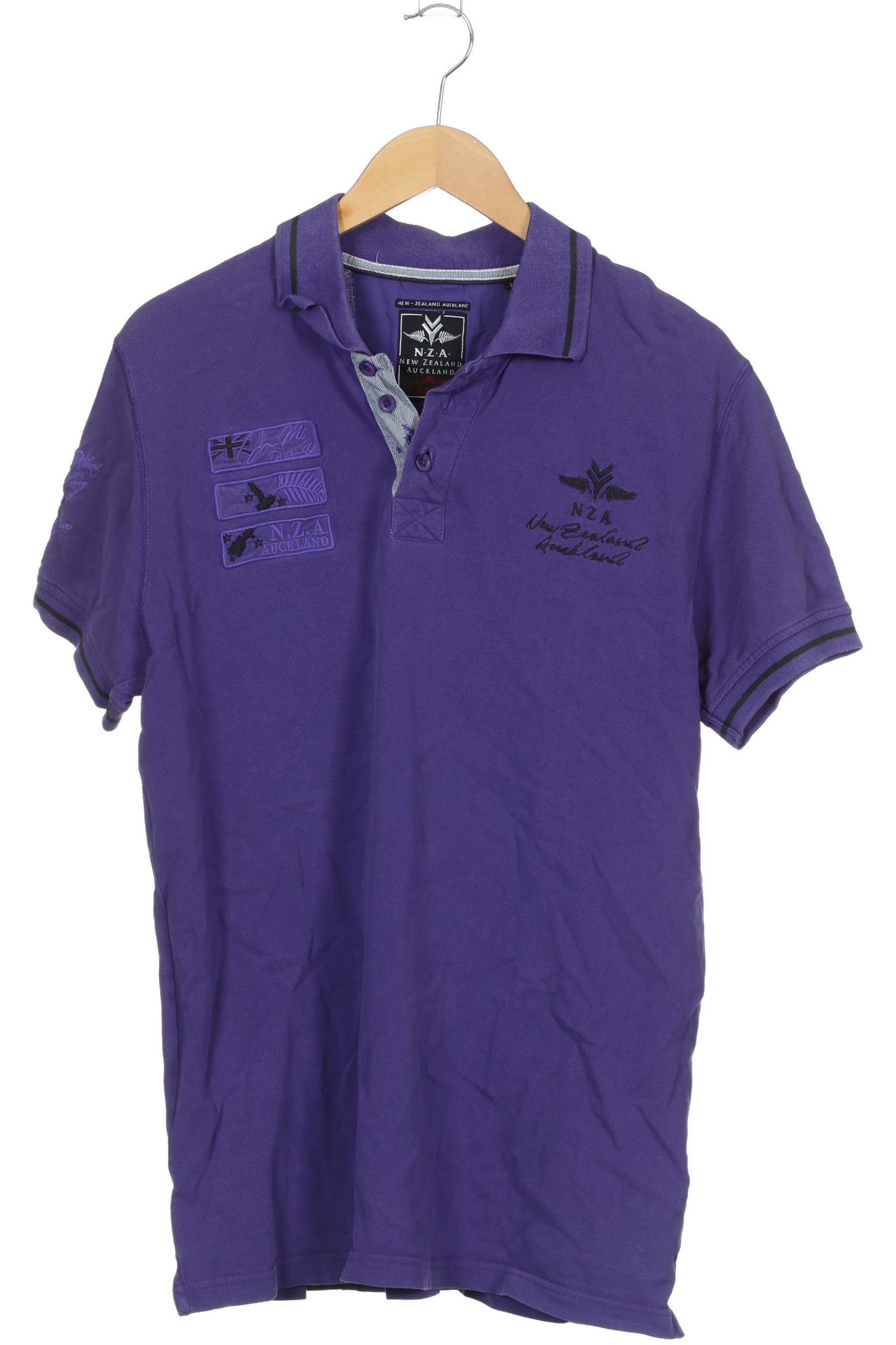 

NZA NEW Zealand Auckland Herren Poloshirt, lila, Gr.