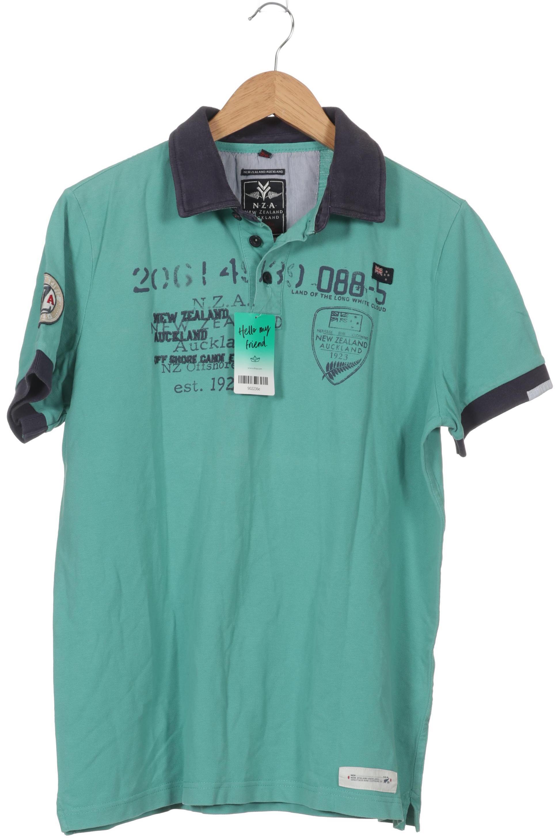 

NZA NEW Zealand Auckland Herren Poloshirt, türkis, Gr.