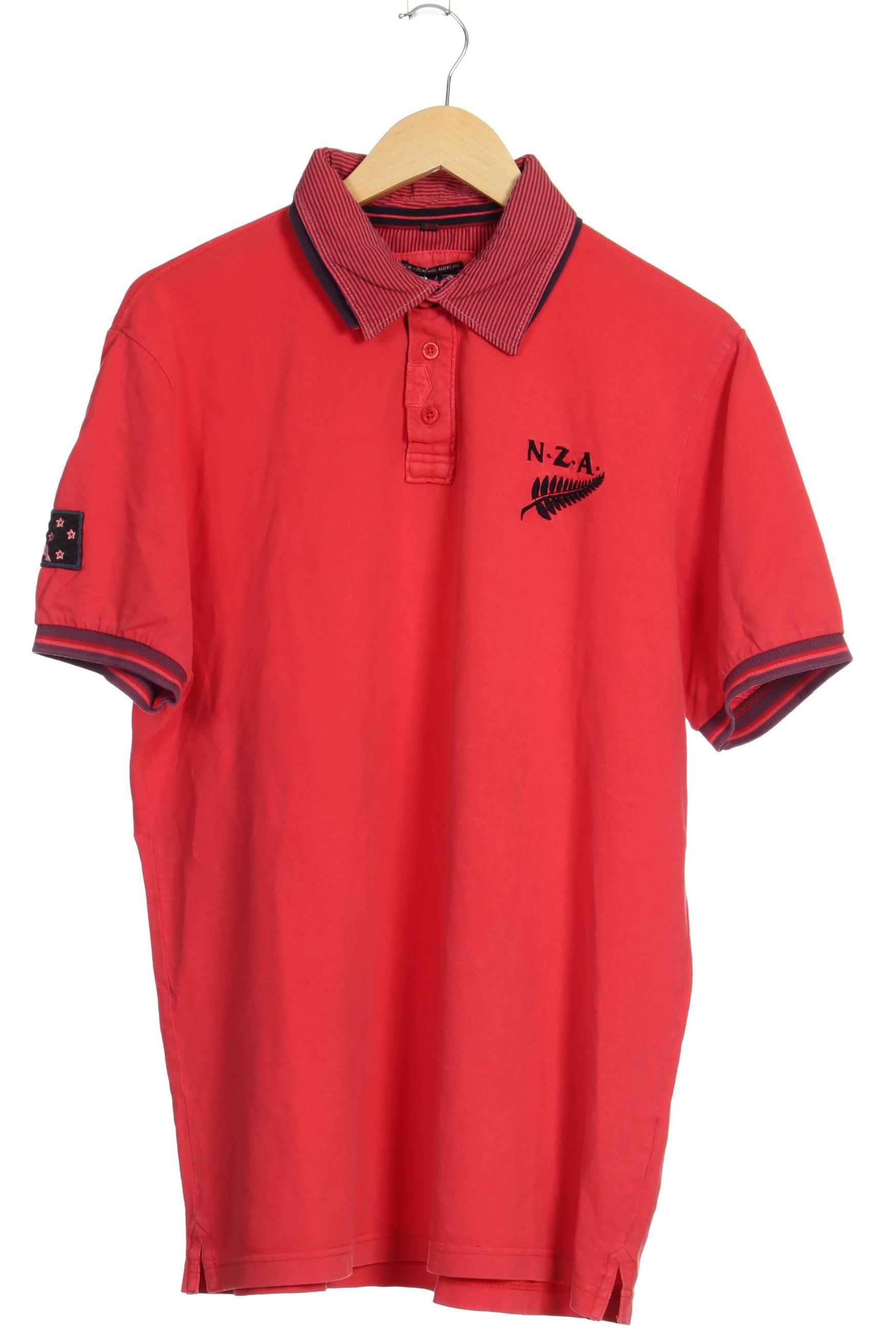 

NZA NEW Zealand Auckland Herren Poloshirt, rot, Gr.