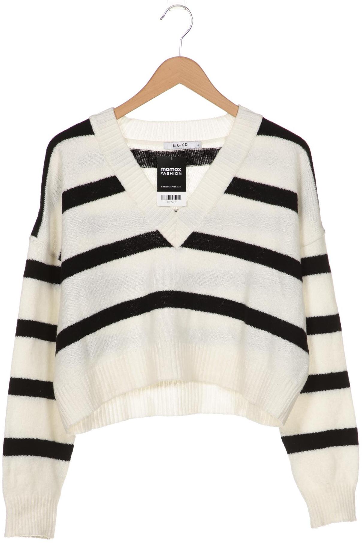 

NA-KD Damen Pullover, weiß