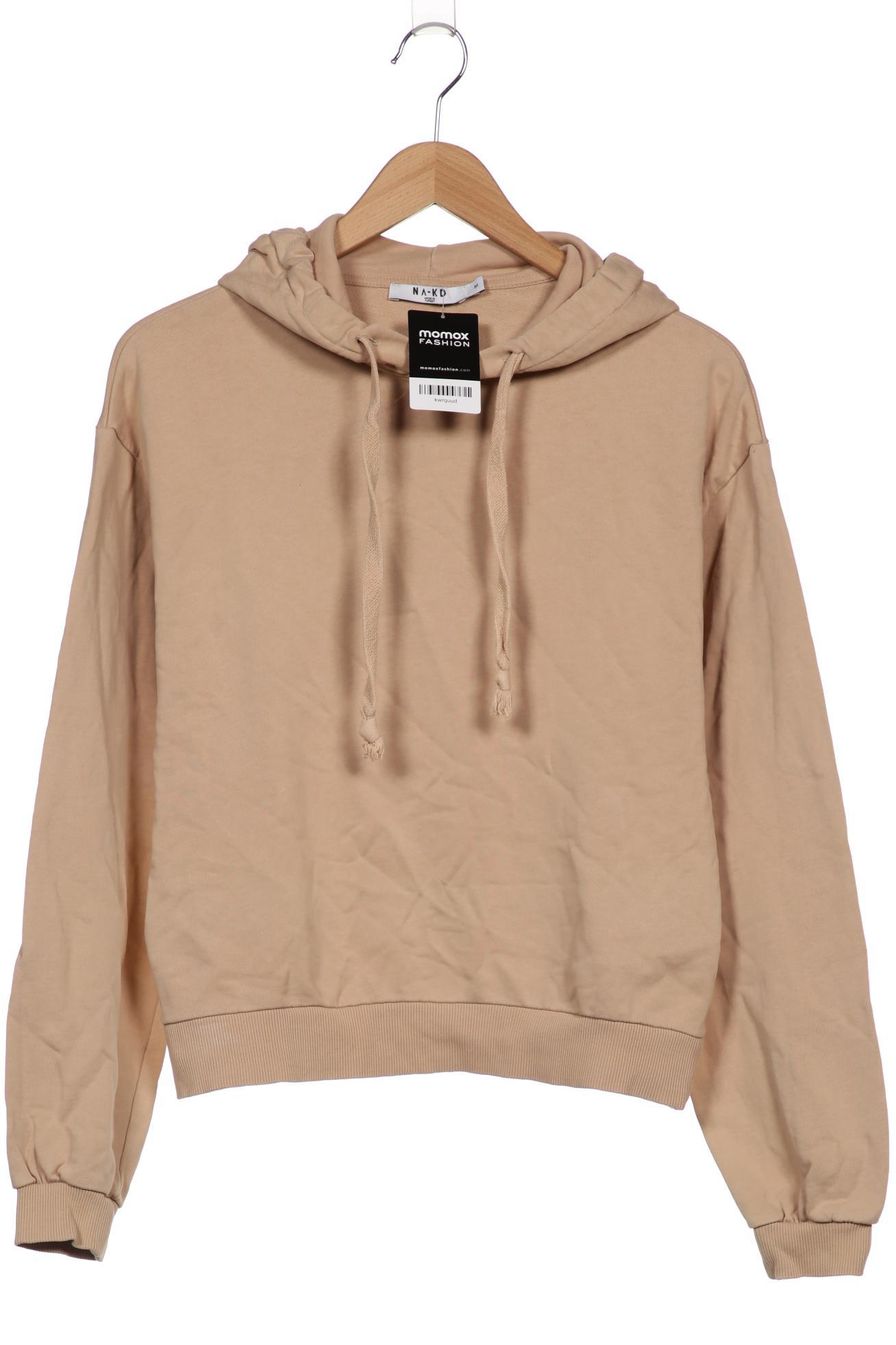 

NA-KD Damen Kapuzenpullover, beige