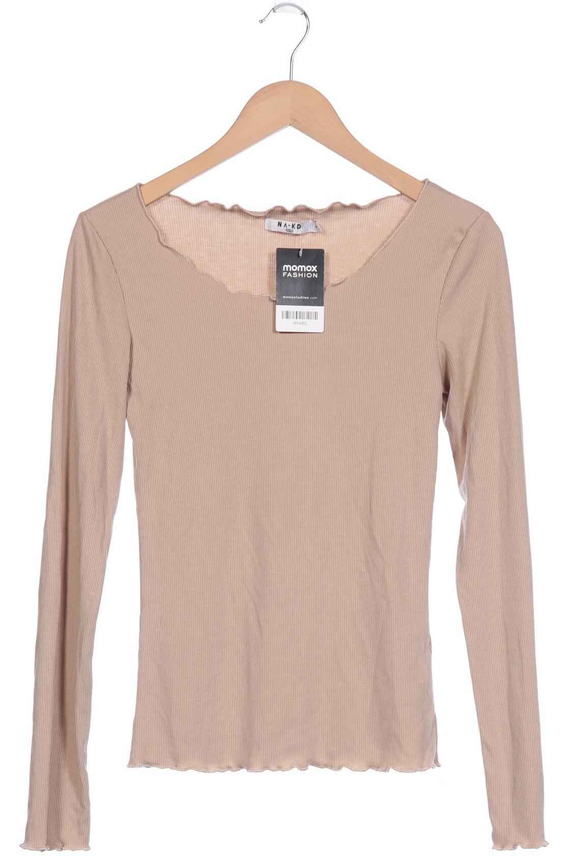 

Na-Kd Damen Langarmshirt, beige, Gr. 38
