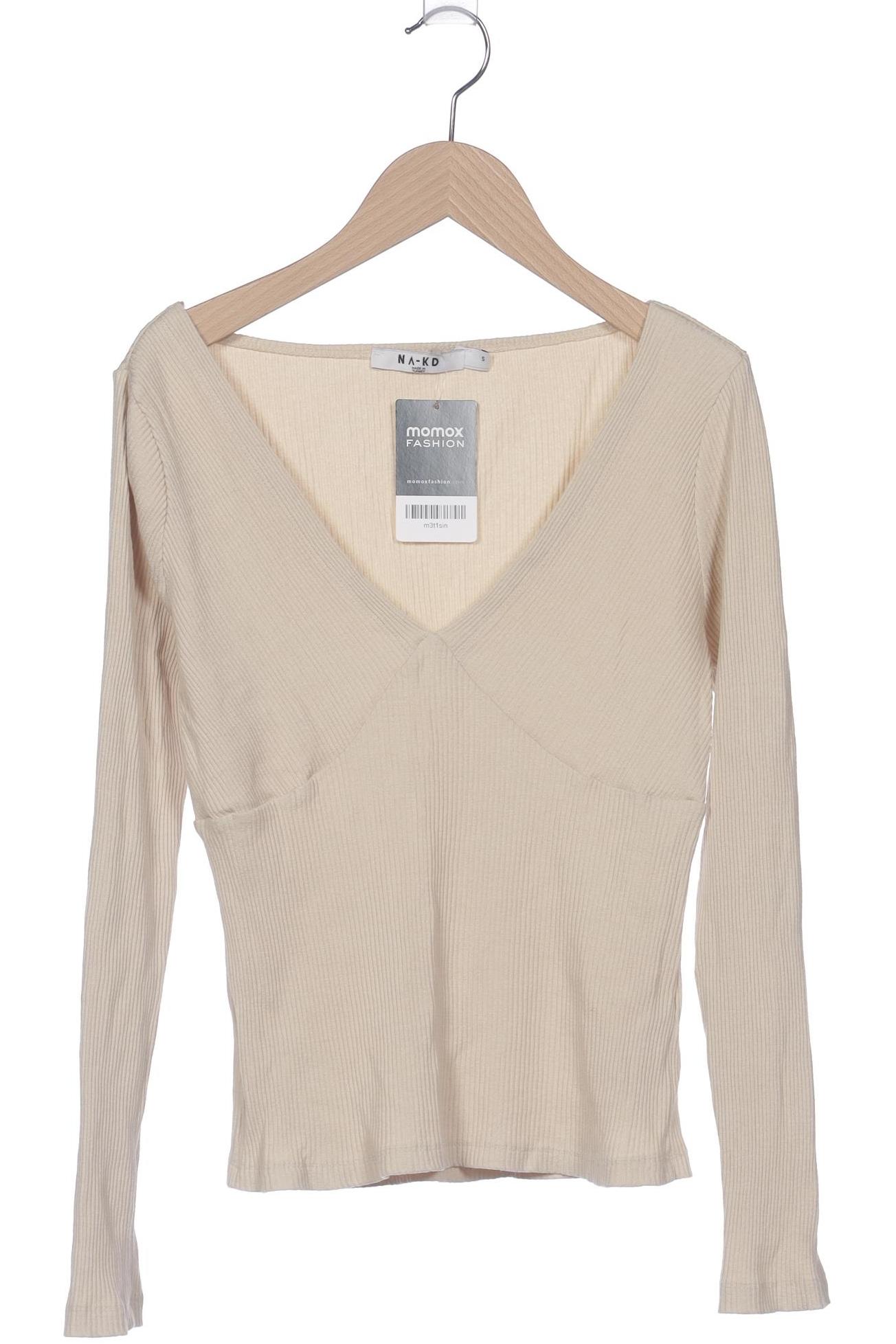 

Na-Kd Damen Langarmshirt, beige, Gr. 36