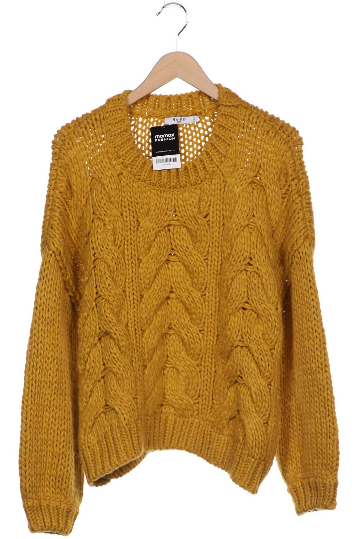 

Na-Kd Damen Pullover, gelb, Gr. 36