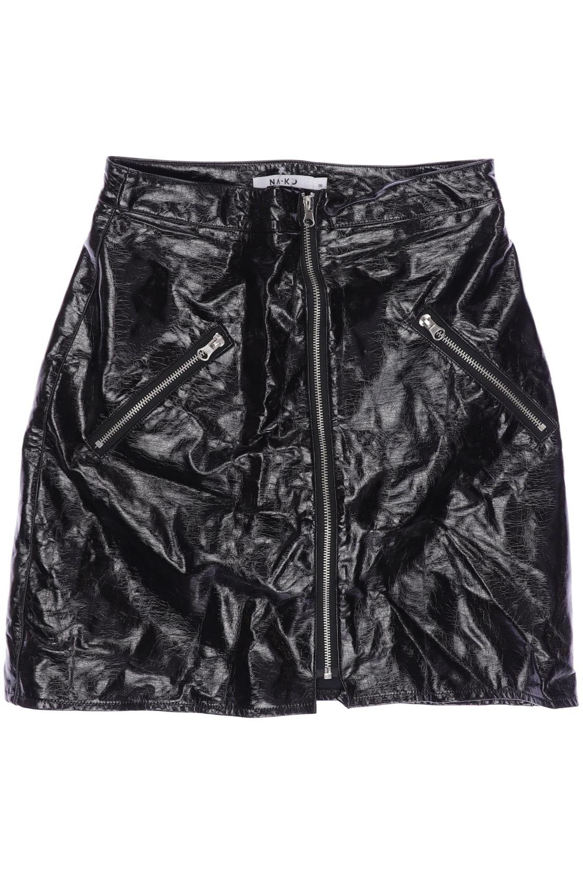 

NA-KD Damen Rock, schwarz