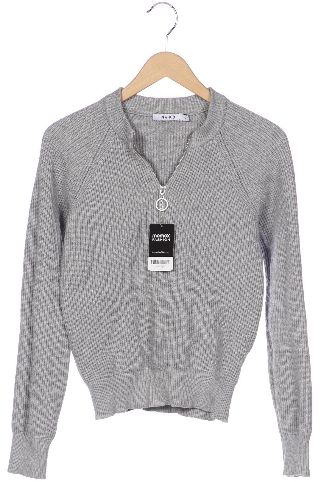 

NA-KD Damen Pullover, grau