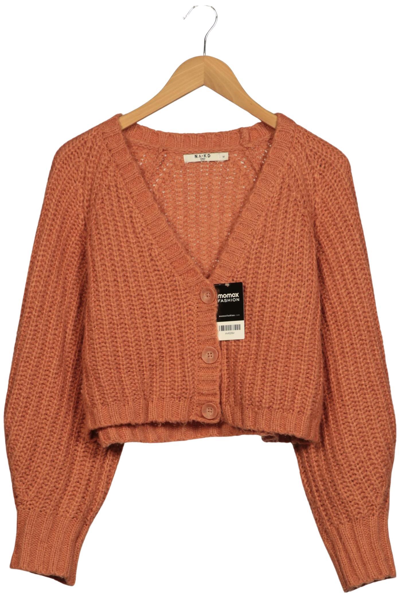 

Na-Kd Damen Strickjacke, orange, Gr. 38