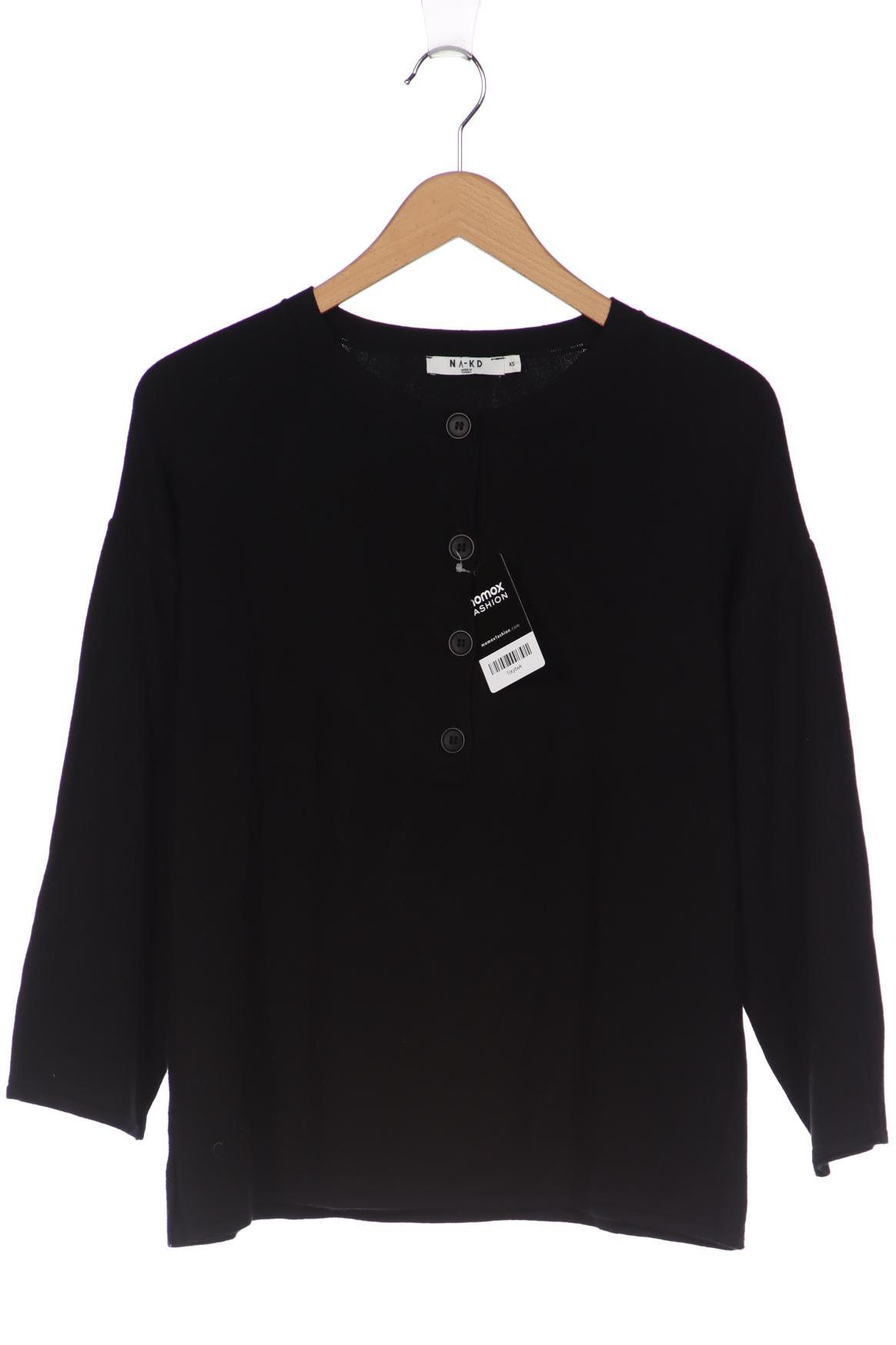 

NA-KD Damen Pullover, schwarz