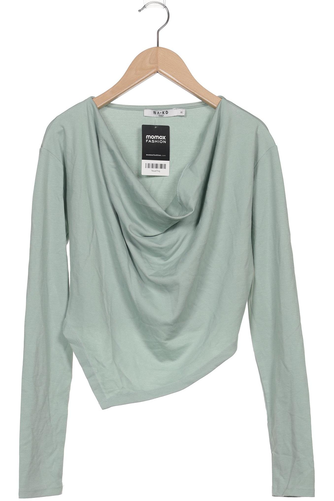 

Na-Kd Damen Langarmshirt, hellgrün, Gr. 34