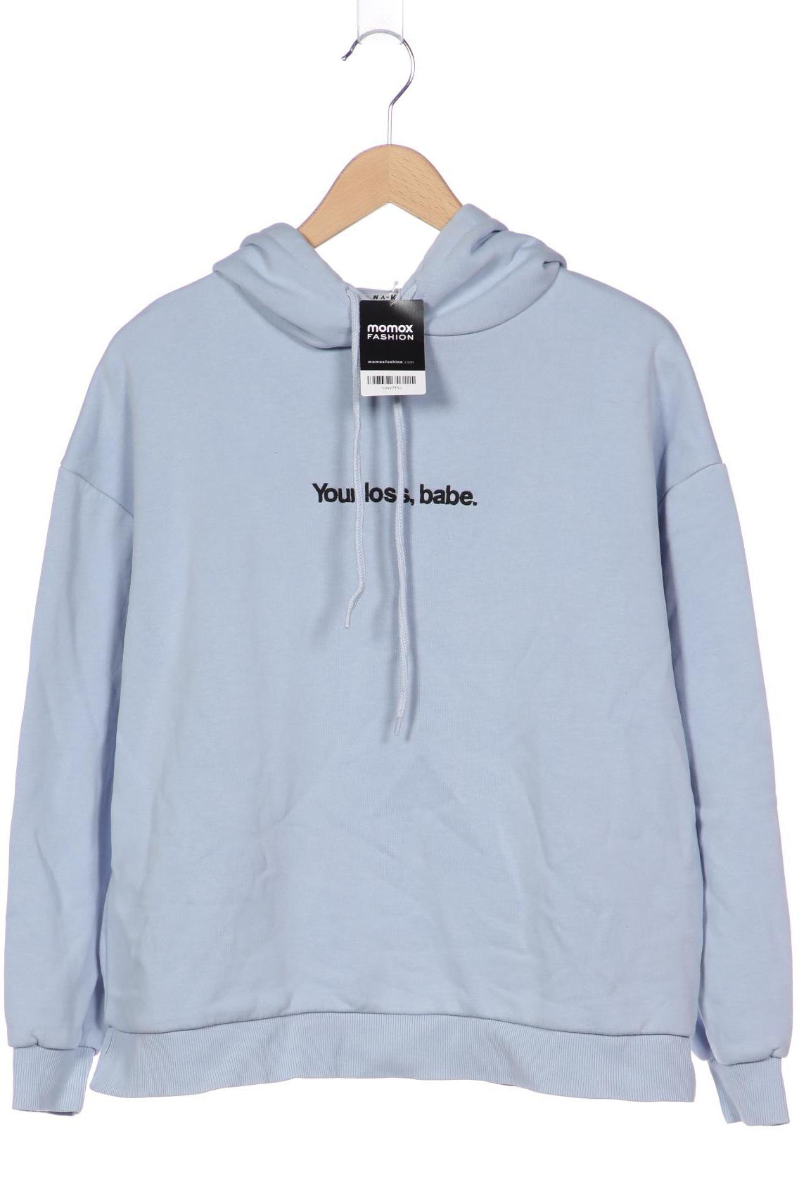 

NA-KD Damen Kapuzenpullover, hellblau