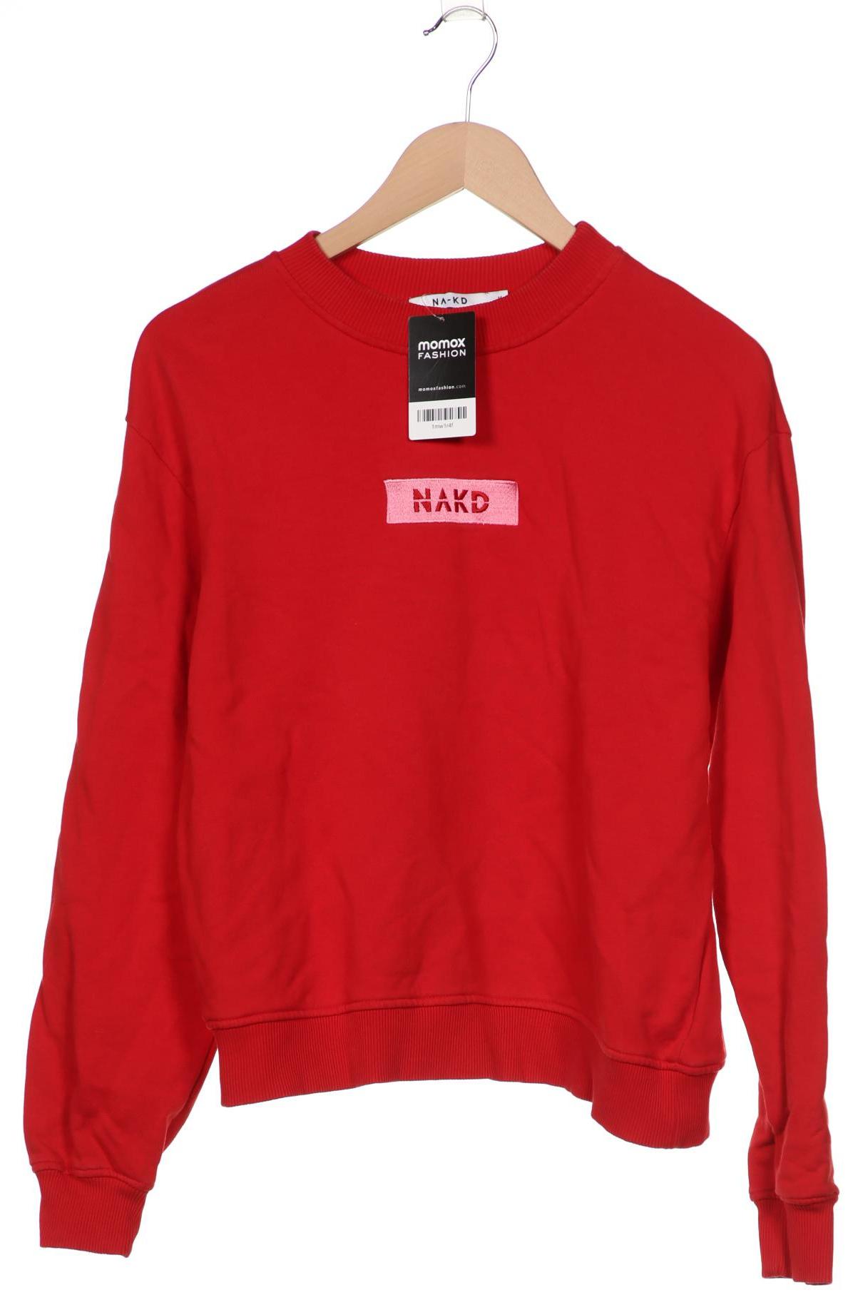 

NA-KD Damen Sweatshirt, rot