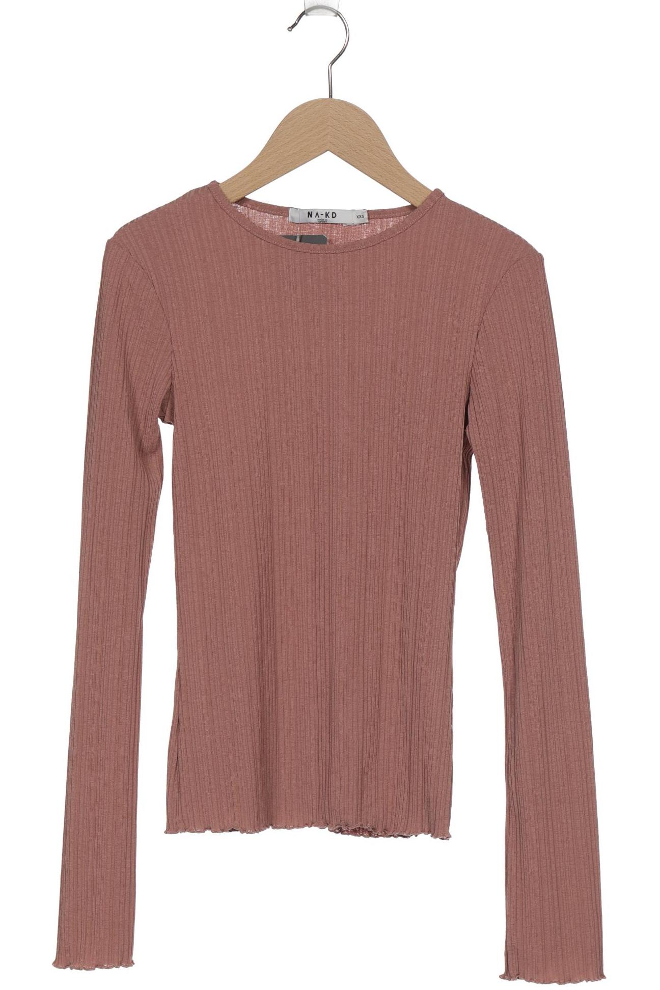 

Na-Kd Damen Langarmshirt, pink, Gr. 32