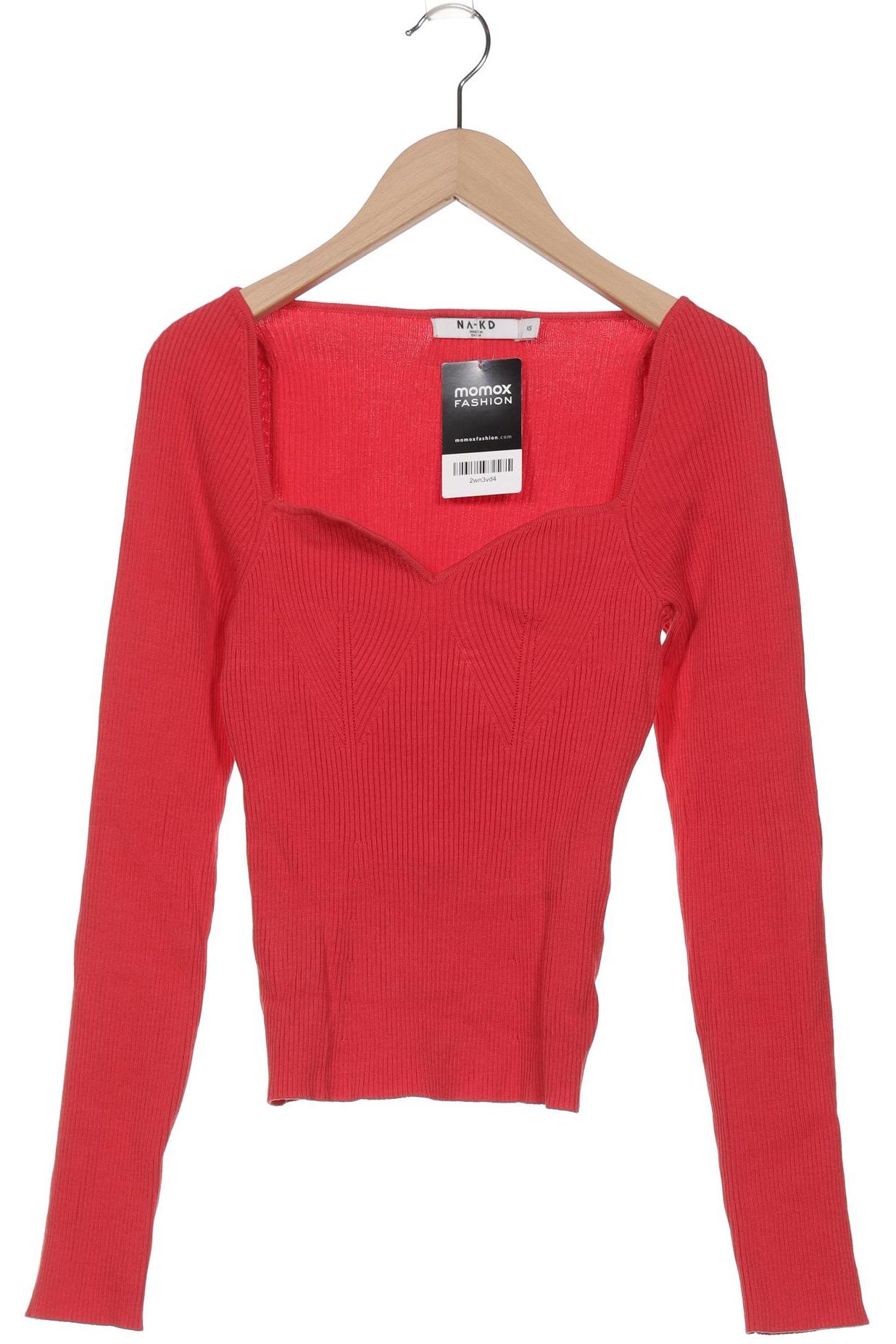 

Na-Kd Damen Pullover, rot, Gr. 34