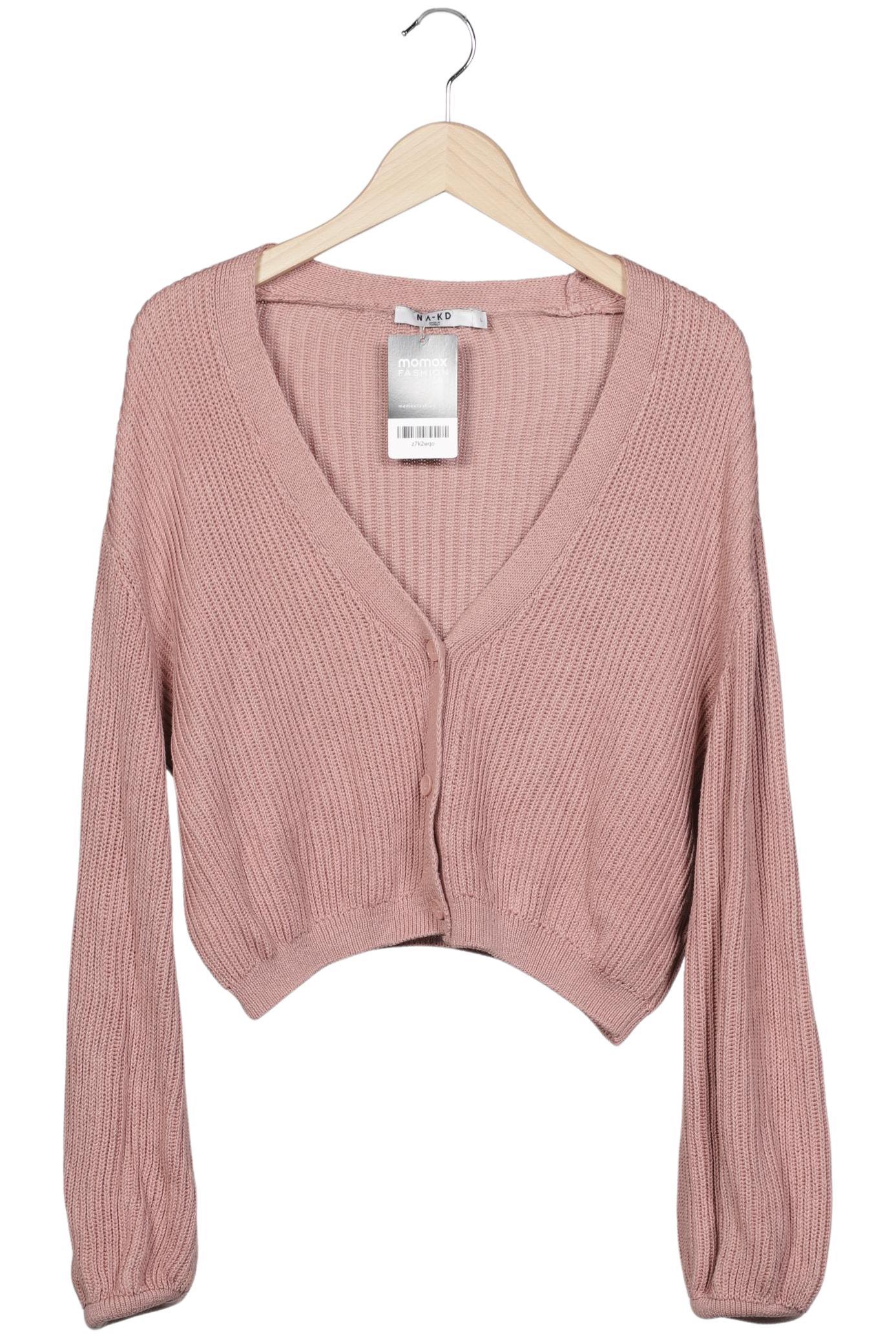 

Na-Kd Damen Strickjacke, pink, Gr. 42