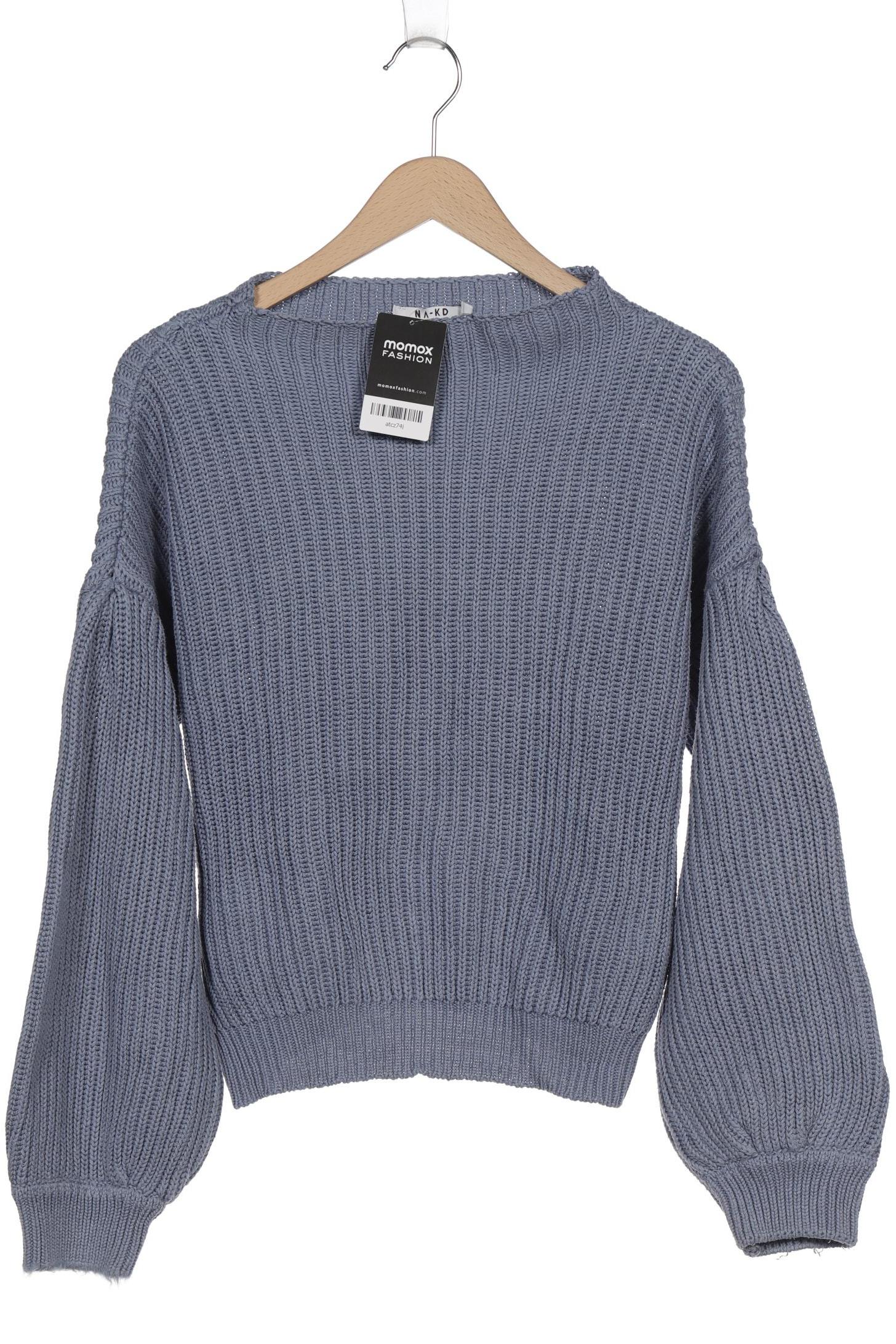 

Na-Kd Damen Pullover, blau, Gr. 36