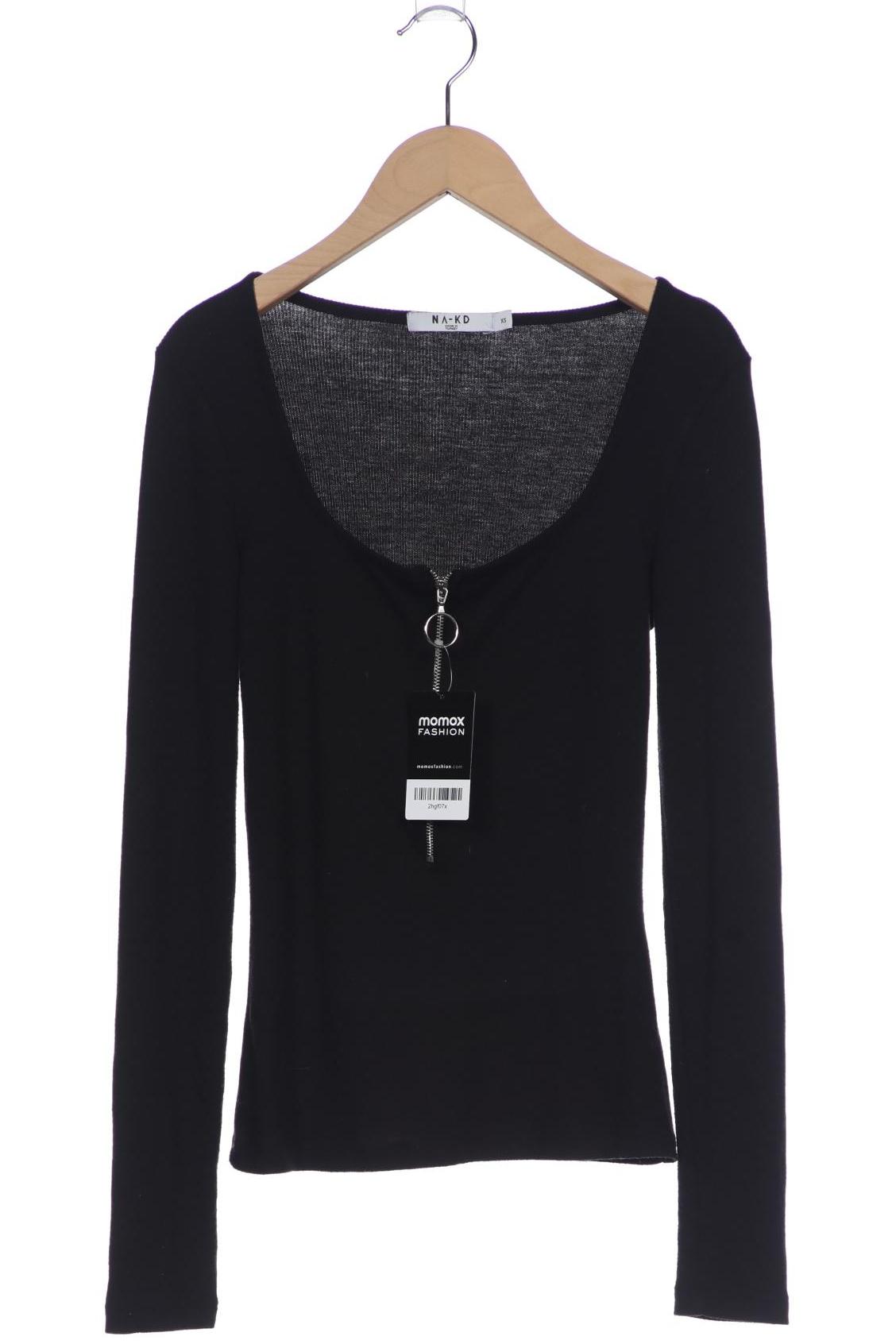

Na-Kd Damen Langarmshirt, schwarz, Gr. 34